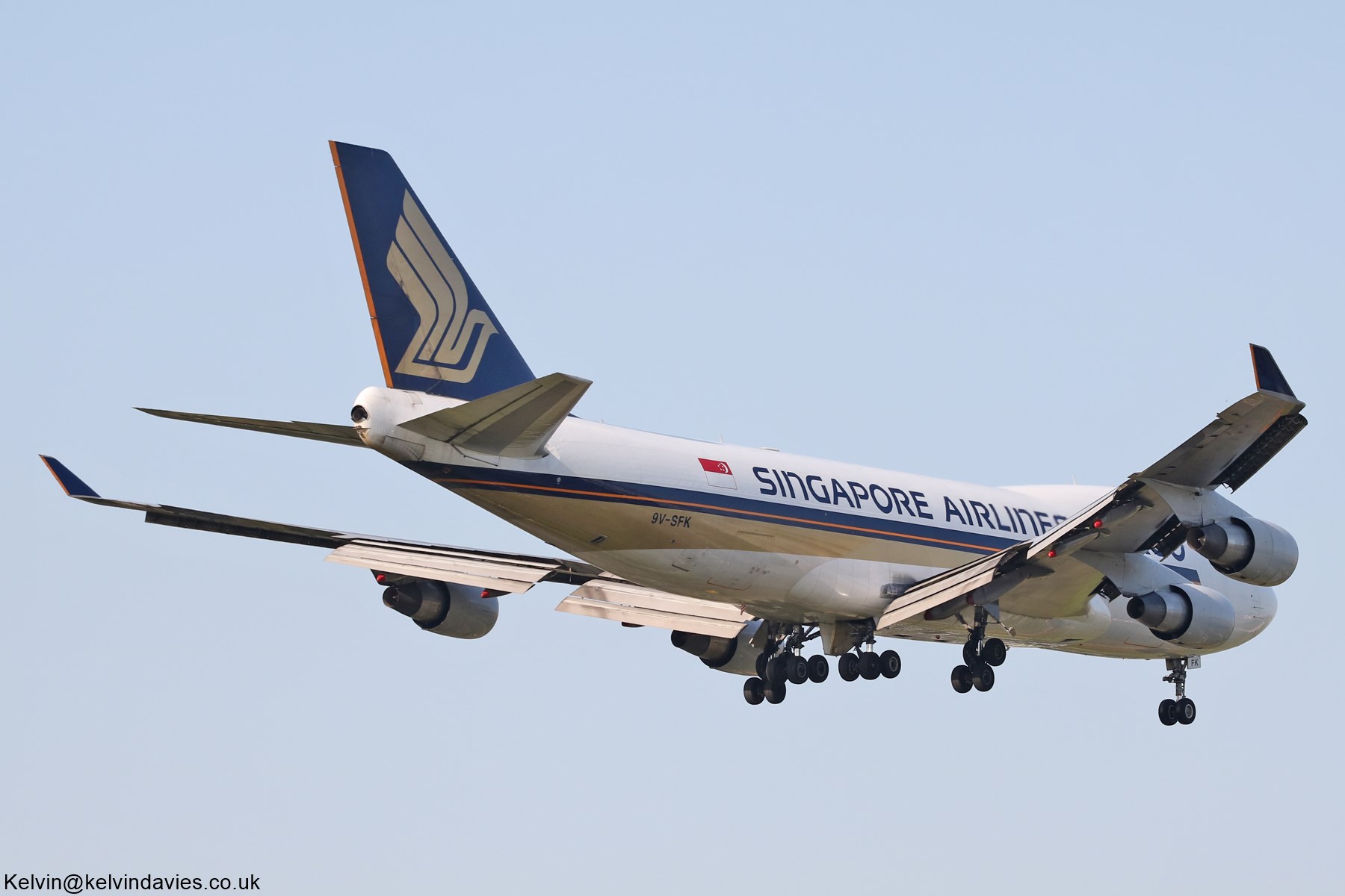 Singapore Airlines 747 9V-SFK