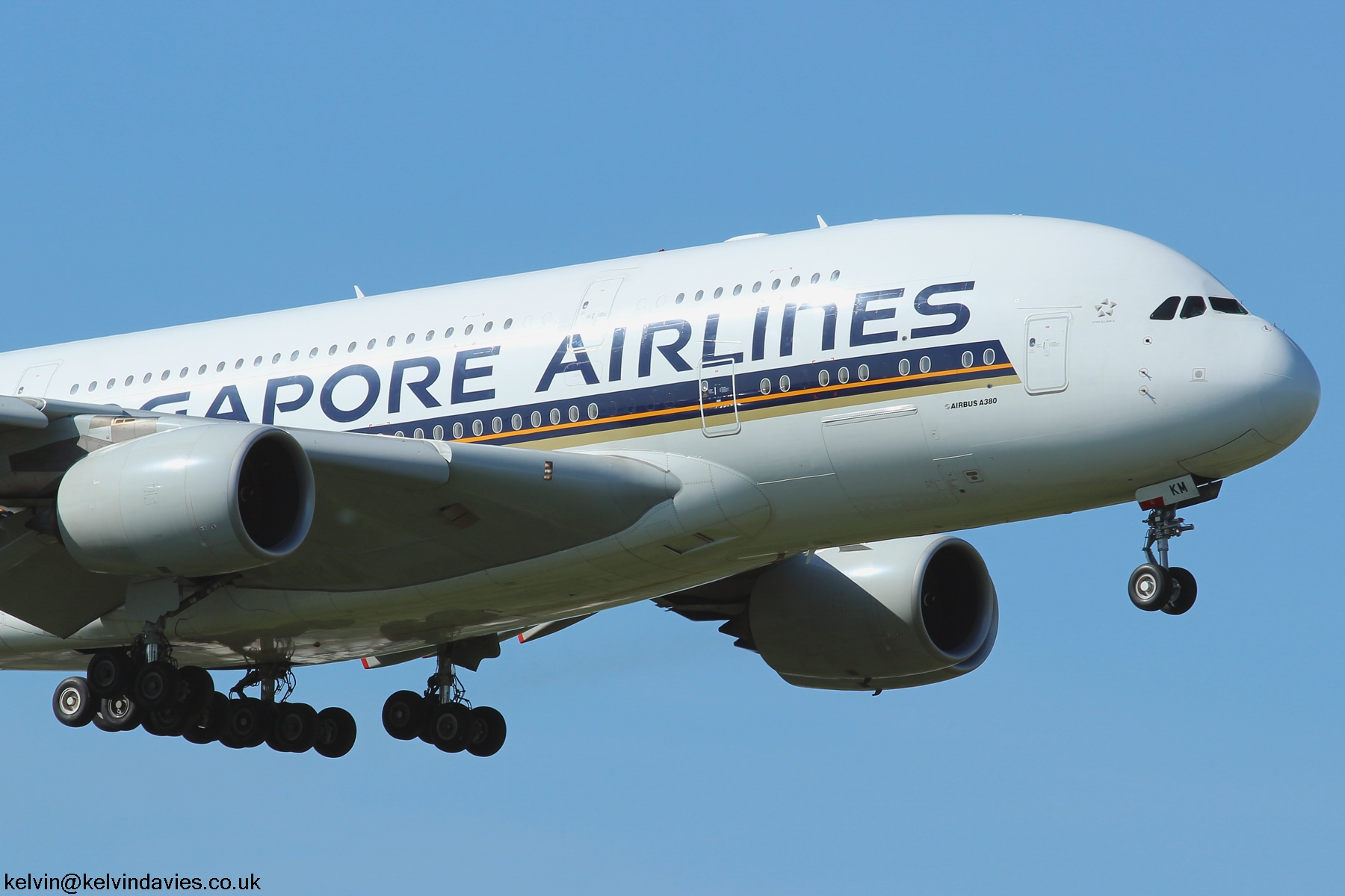 Singapore Airlines A380 9V-SKM