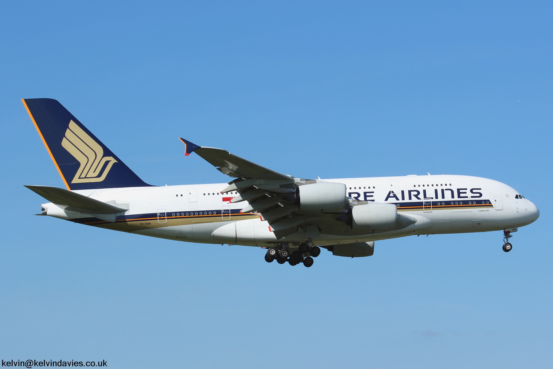 Singapore Airlines A380 9V-SKM