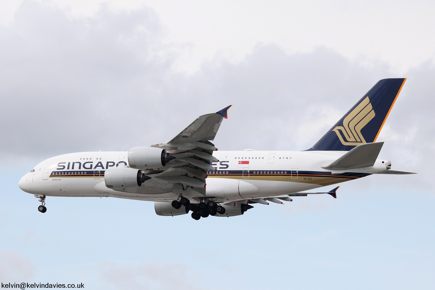 Singapore Airlines A380 9V-SKZ