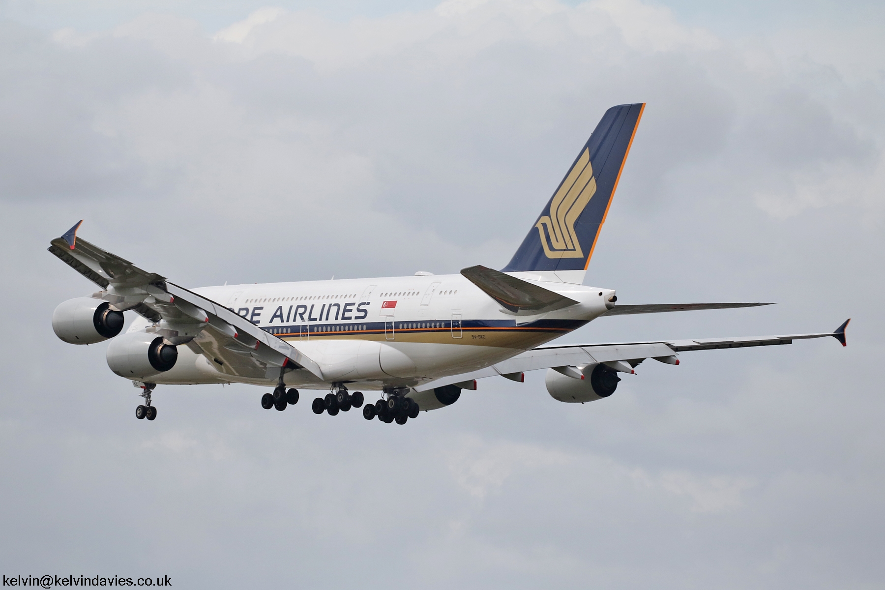 Singapore Airlines A380 9V-SKZ