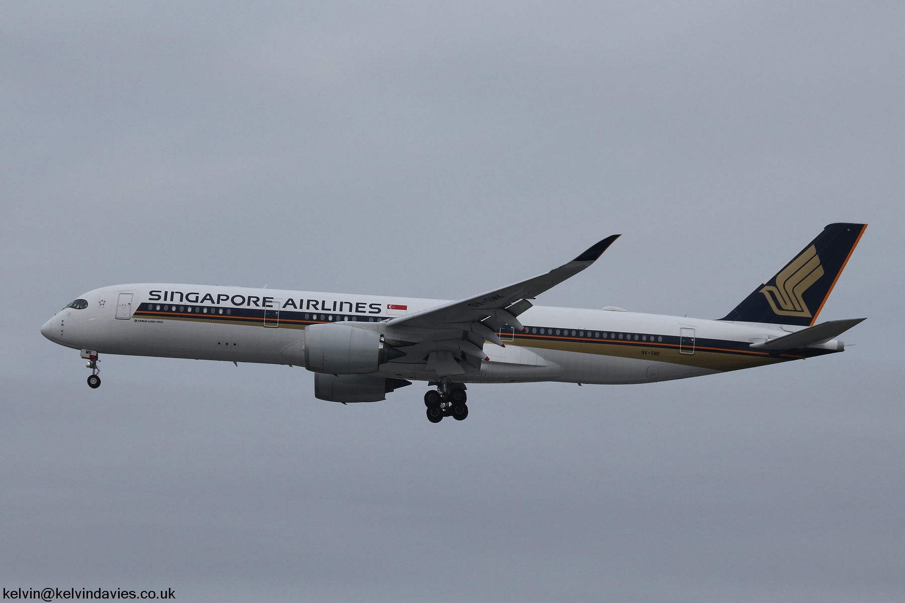 Singapore Airlines A350 9V-SMK