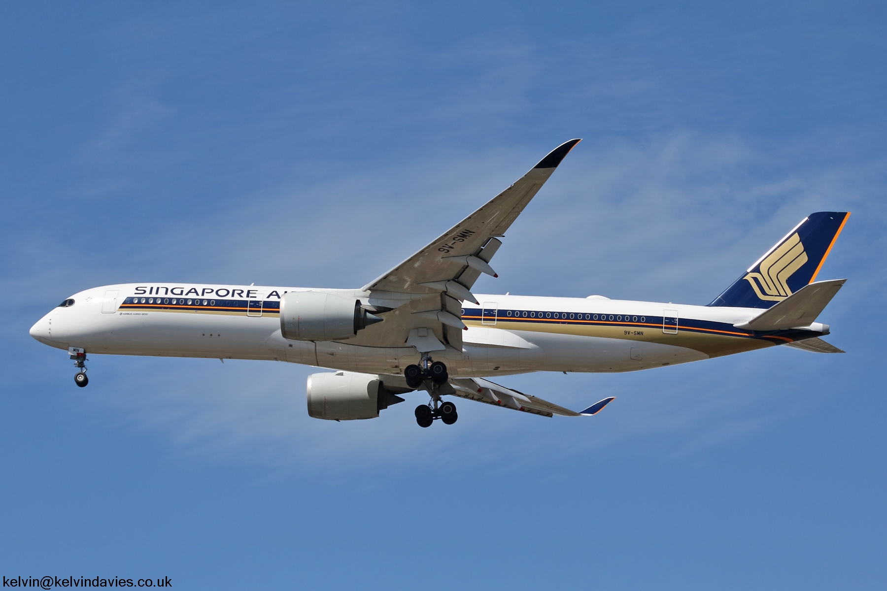 Singapore Airlines A350 9V-SMN