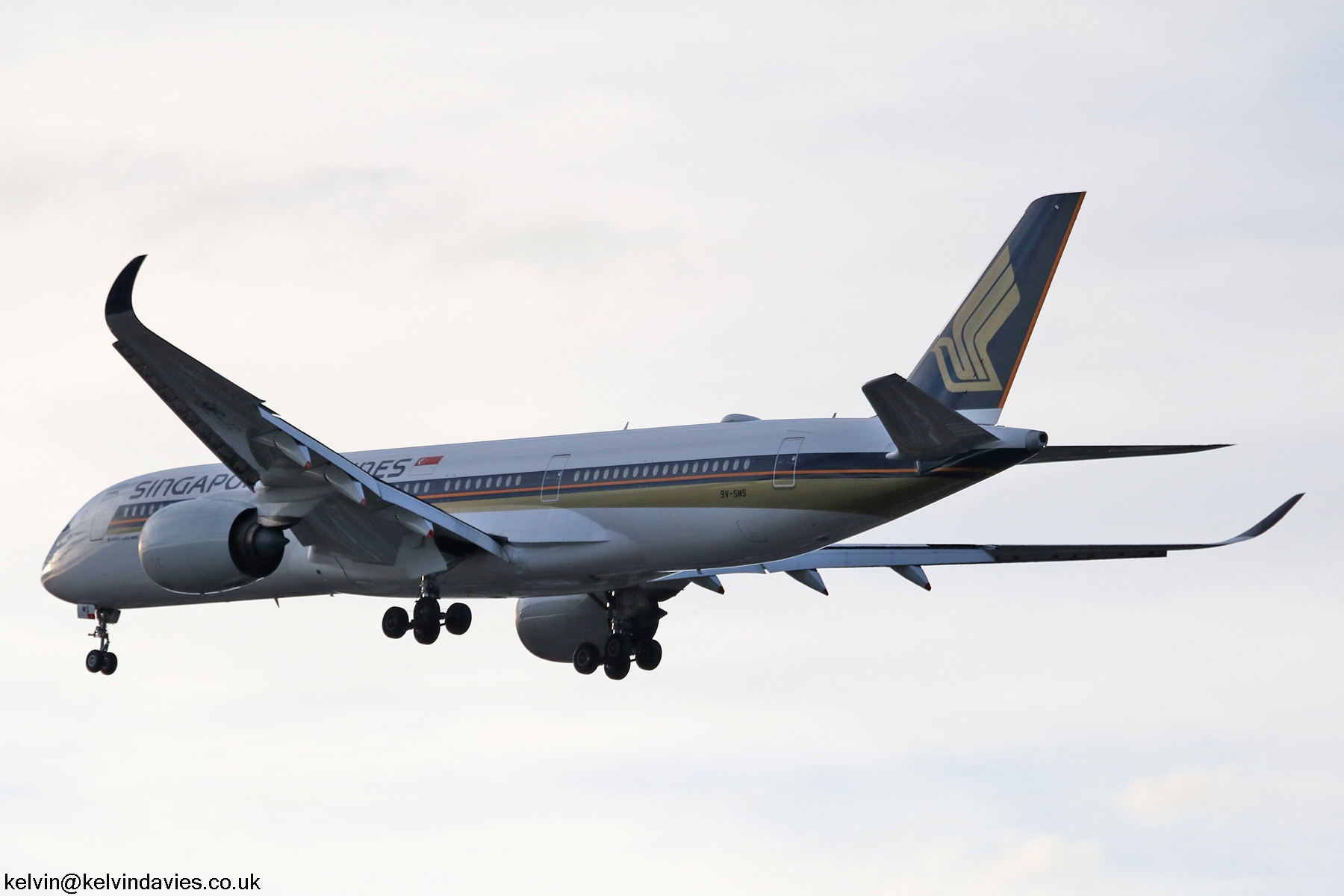 Singapore Airlines A350 9V-SMS