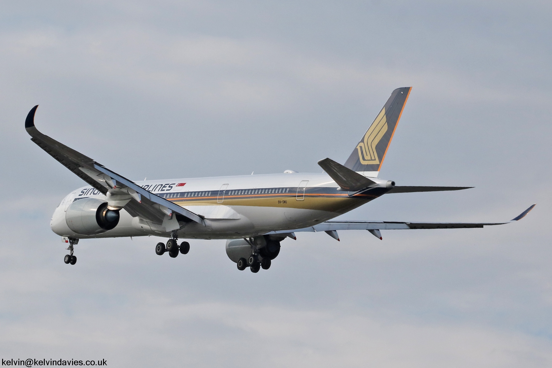 Singapore Airlines A350 9V-SMU