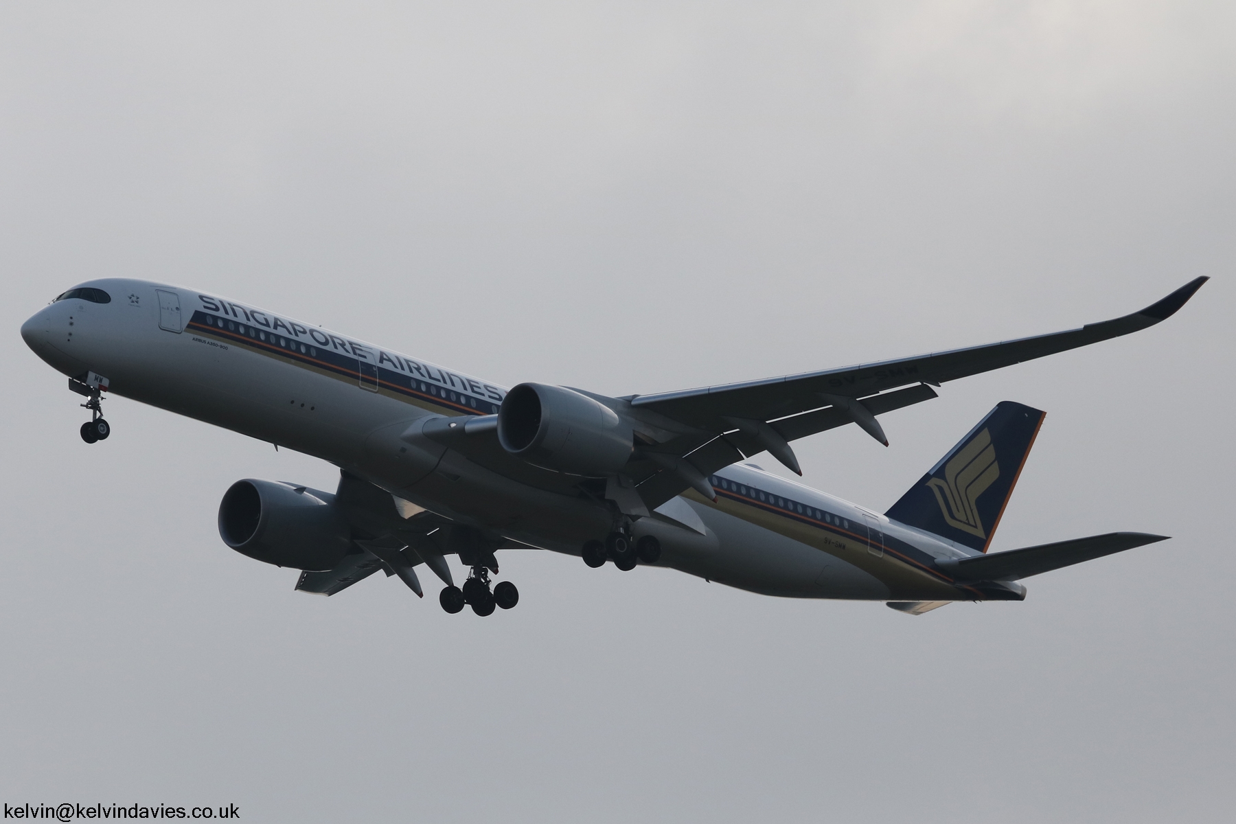 Singapore Airlines A350 9V-SMW