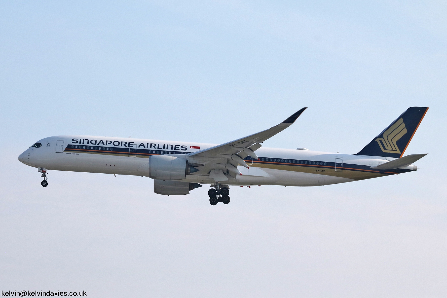 Singapore Airlines A350 9V-SMZ