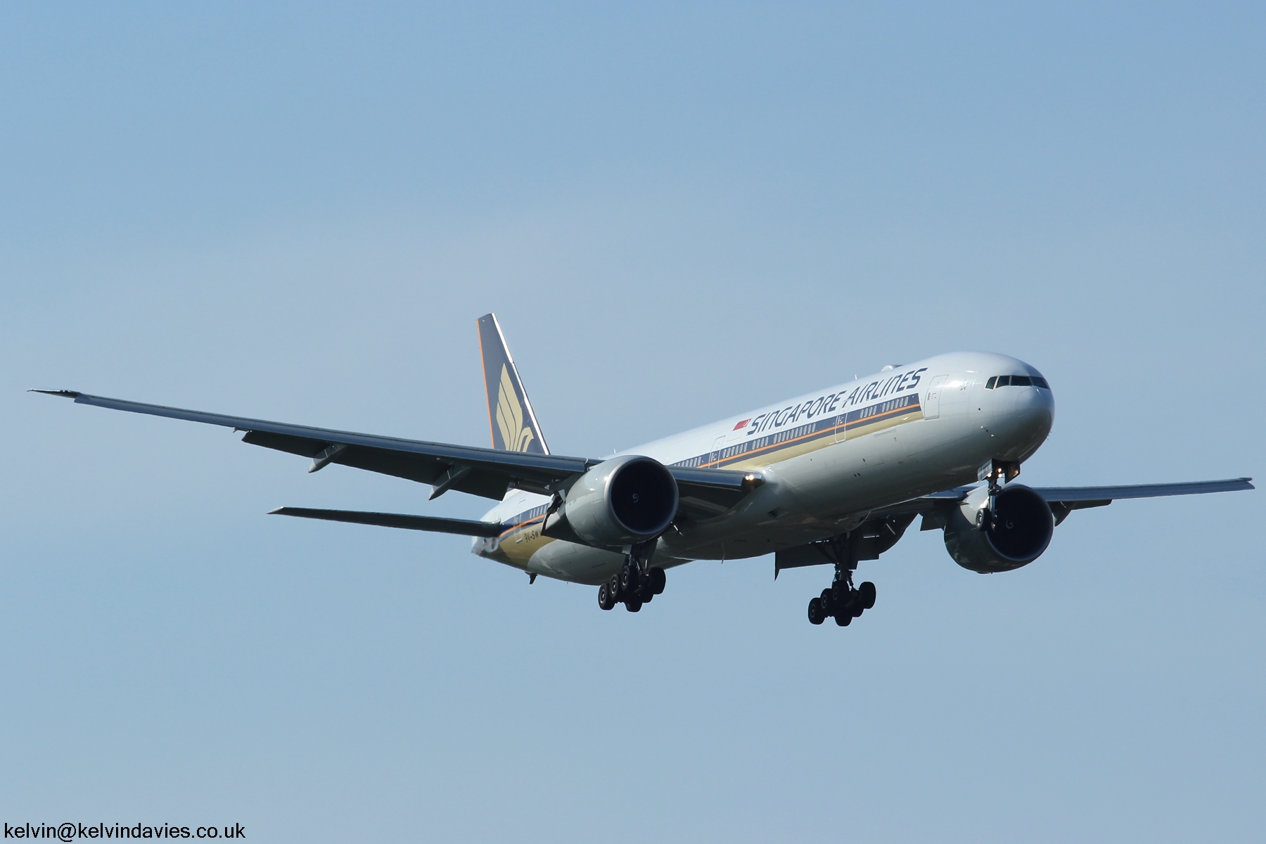Singapore Airlines 777 9V-SWV