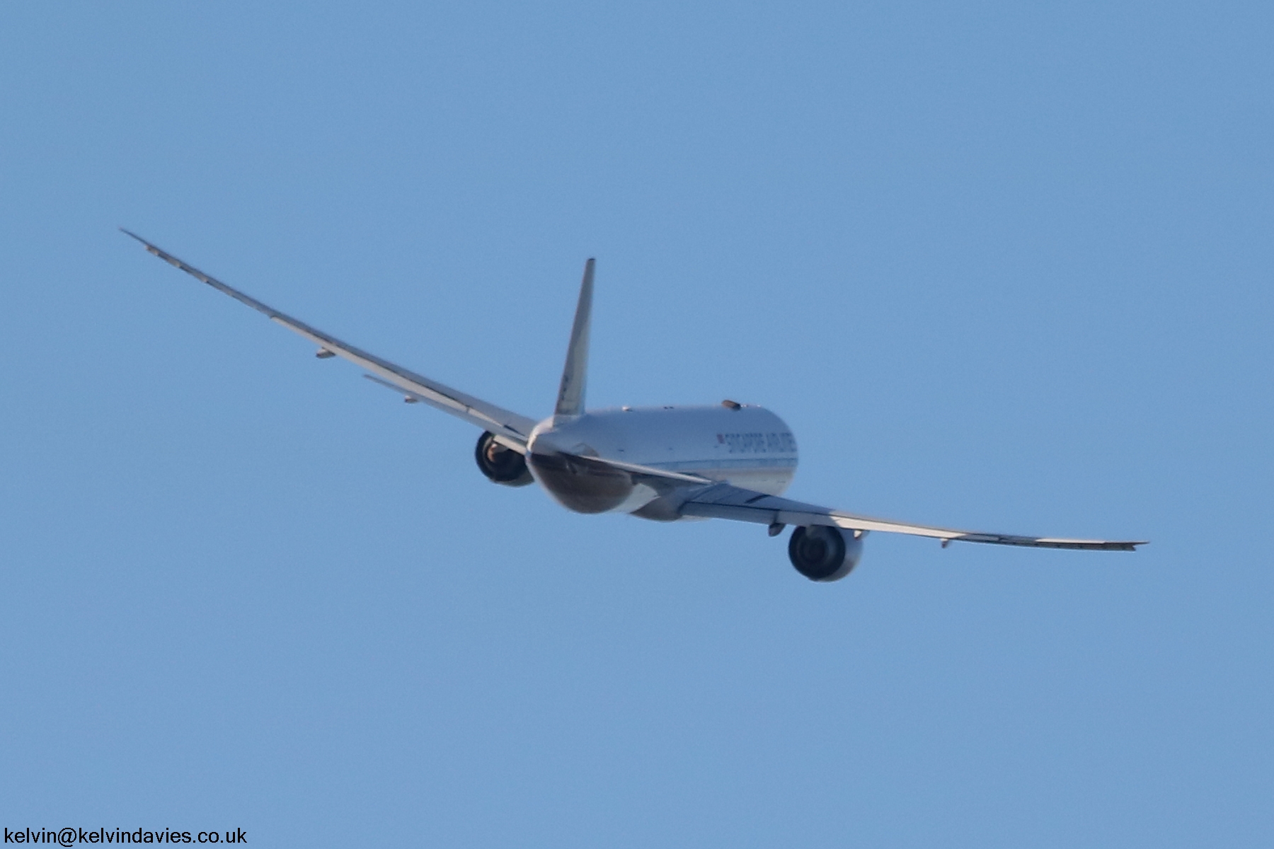 Singapore Airlines 777 9V-SWW