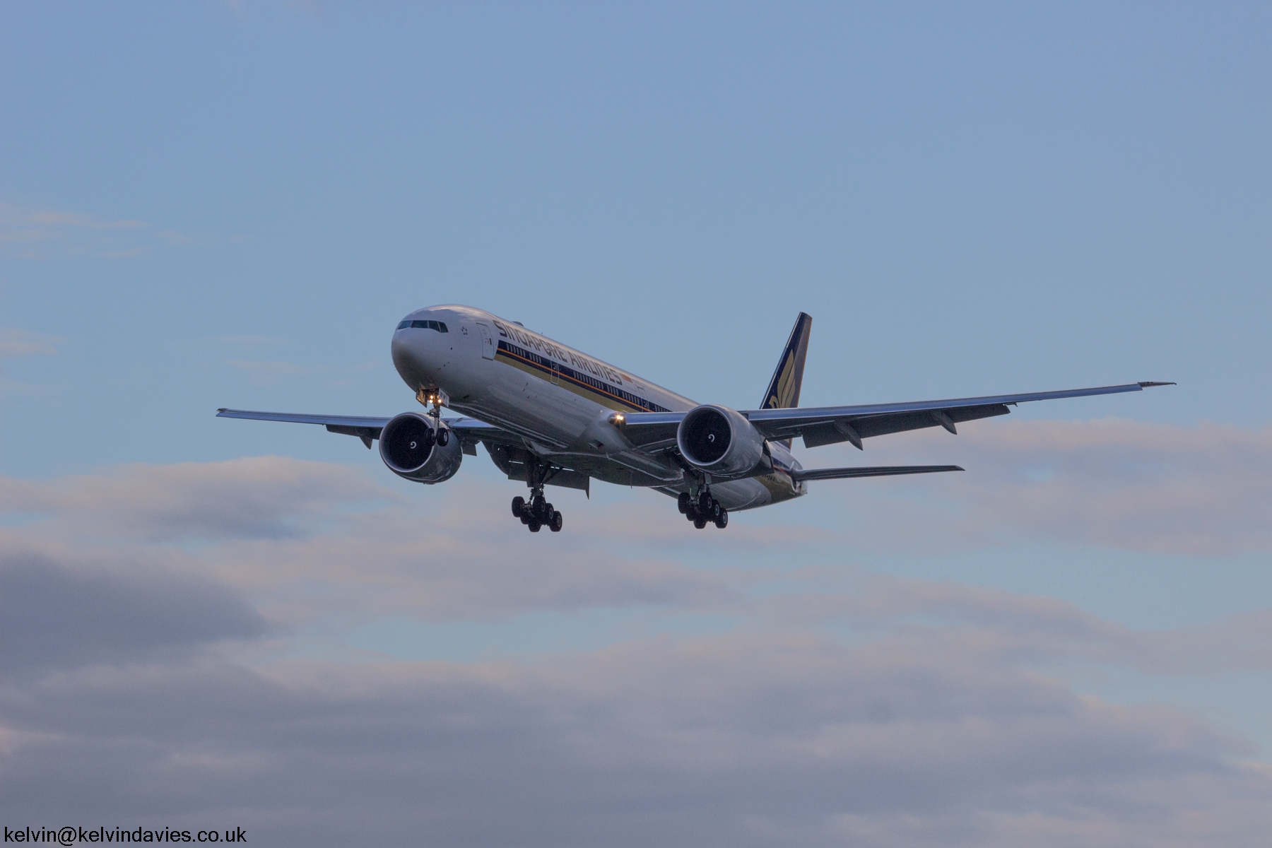 Singapore Airlines 777  9V-SWW