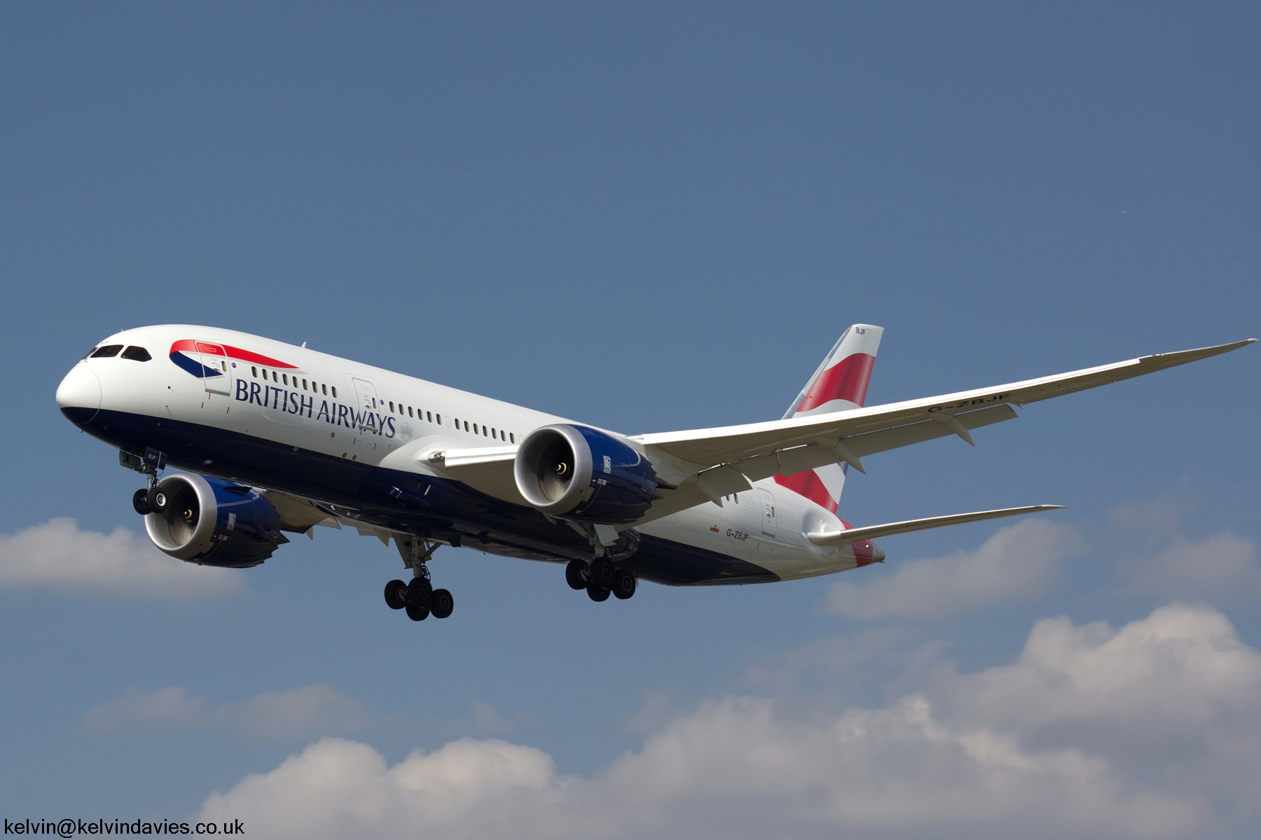 British Airways 787 G-ZBJF