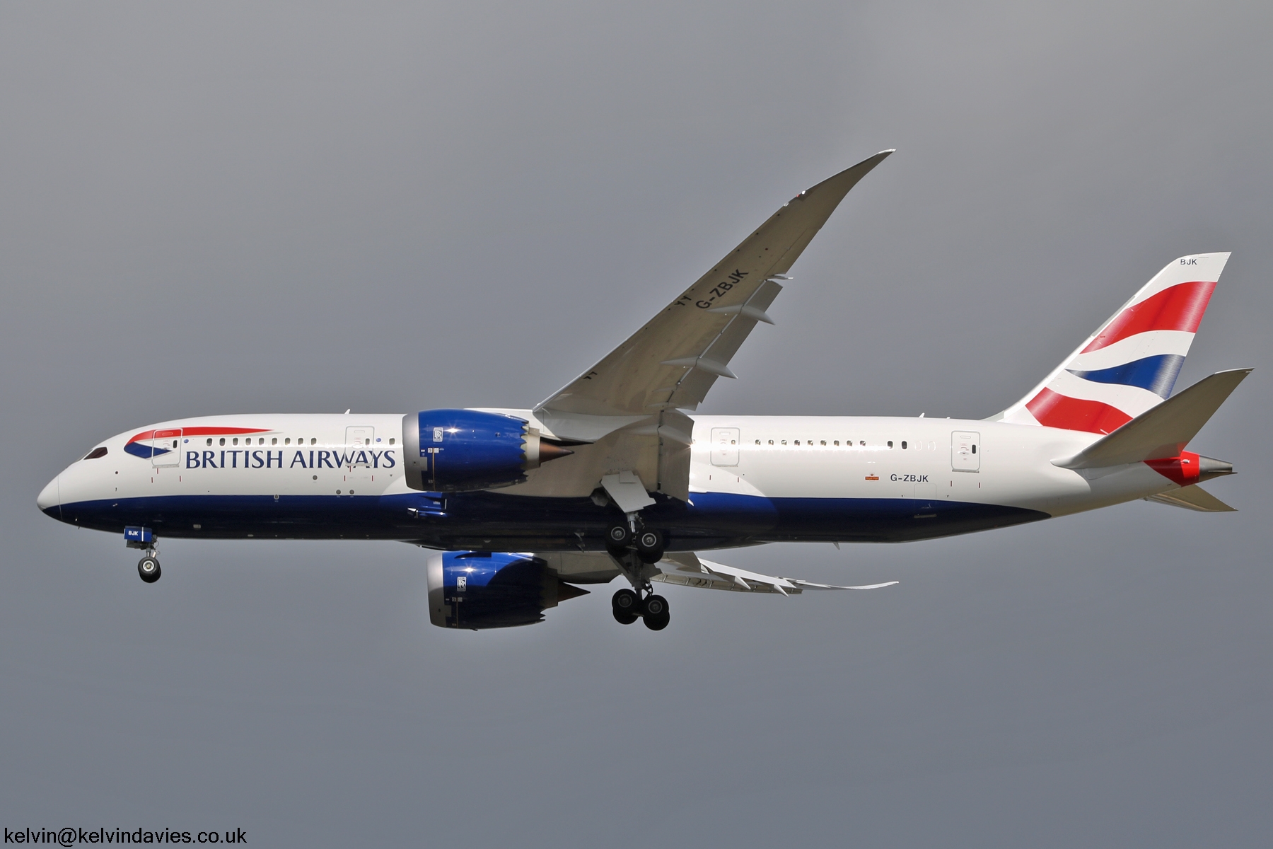 British Airways 787 G-ZBJK