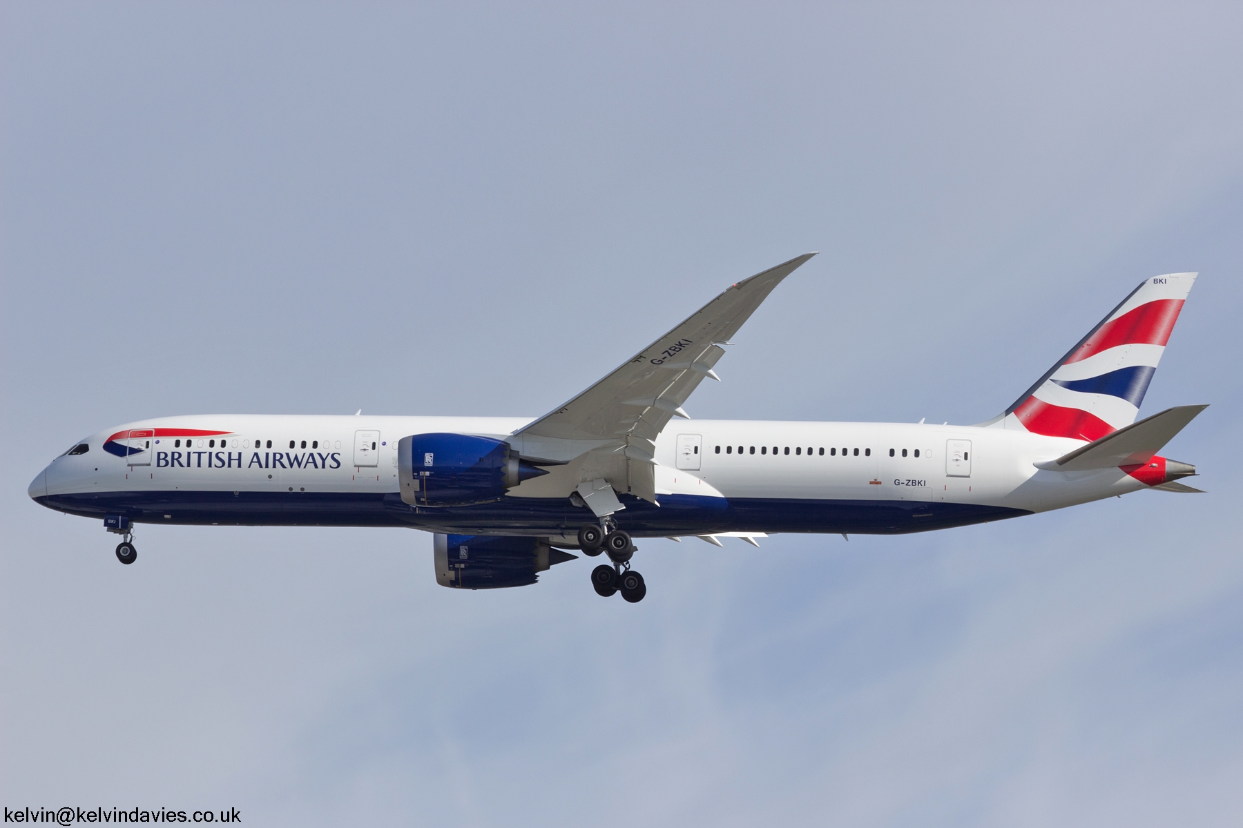 British Airways 787 G-ZBKI