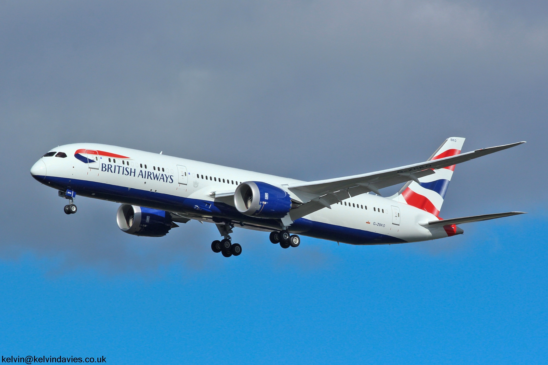 British Airways 787 G-ZBKO