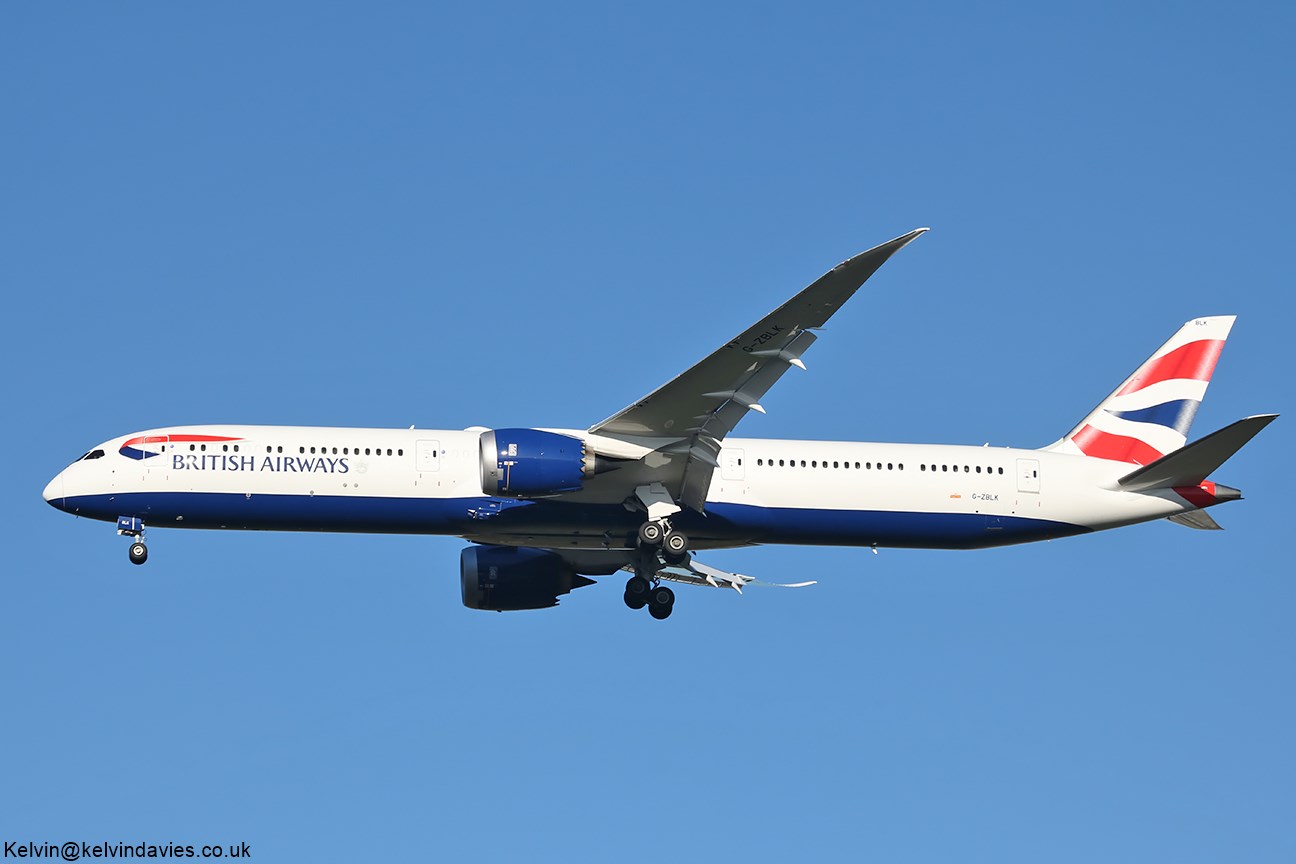 British Airways 787 G-ZBLK