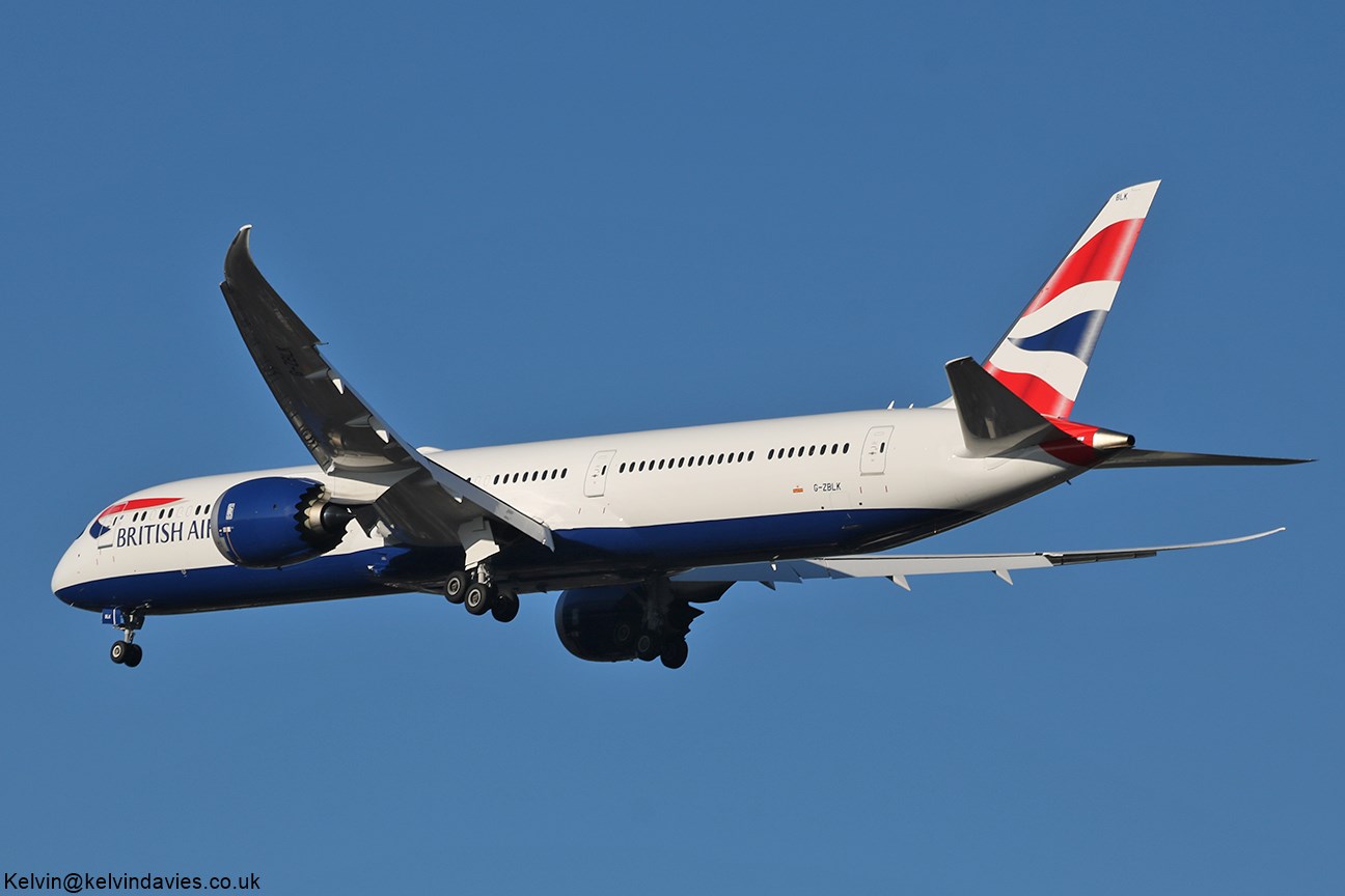 British Airways 787 G-ZBLK