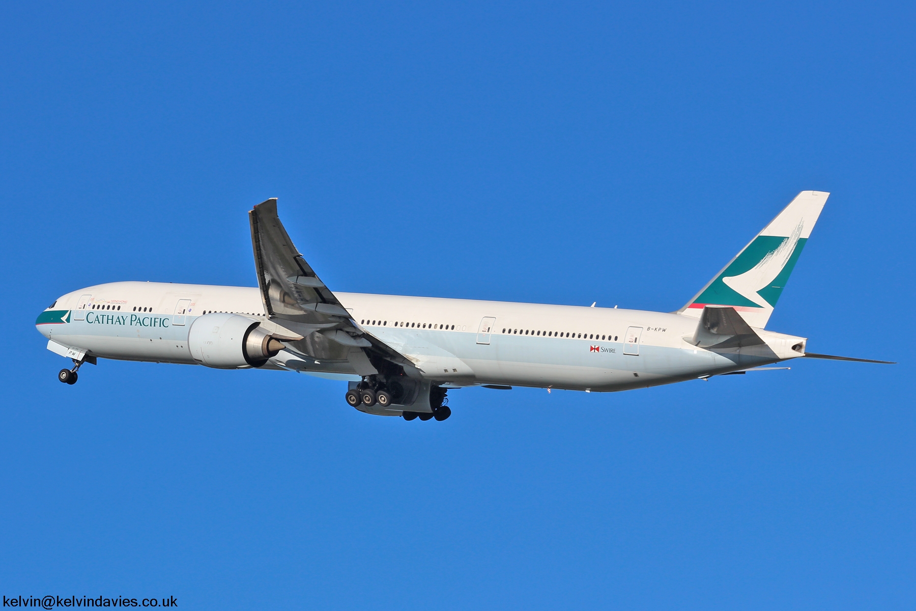 Cathay Pacific Airways 777 B-KPW