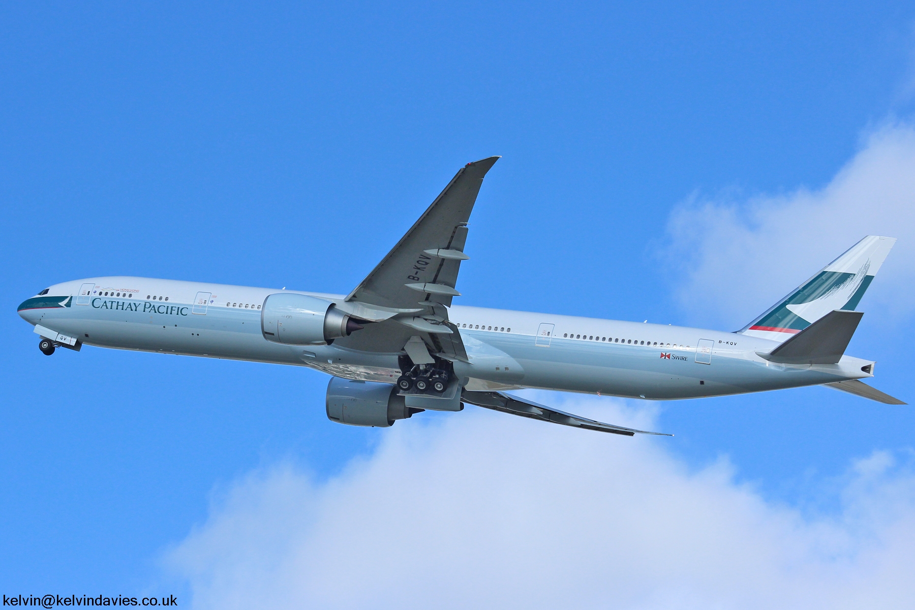 Cathay Pacific Airways 777 B-KQV