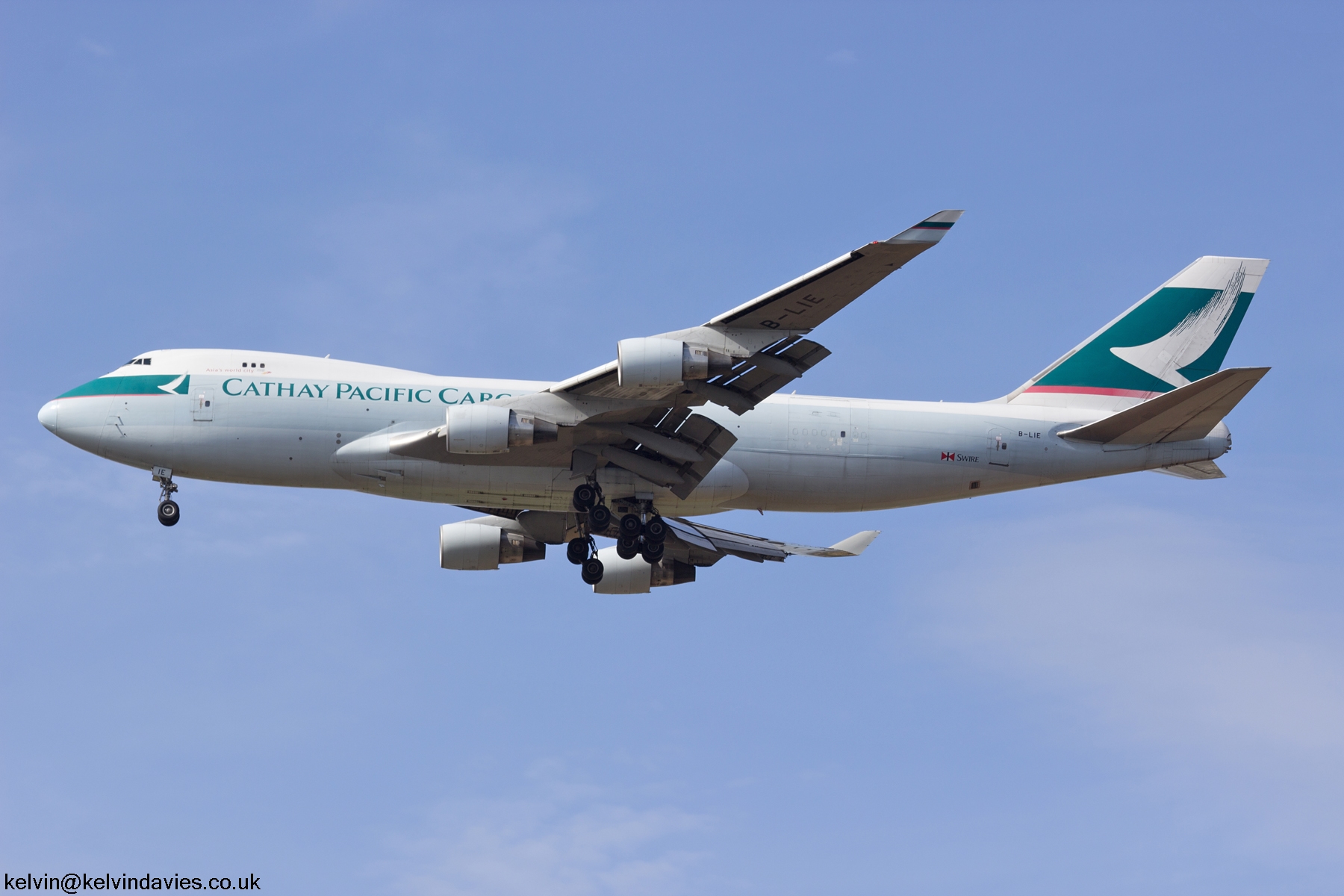 Cathay Pacific Airways 747  B-LIE