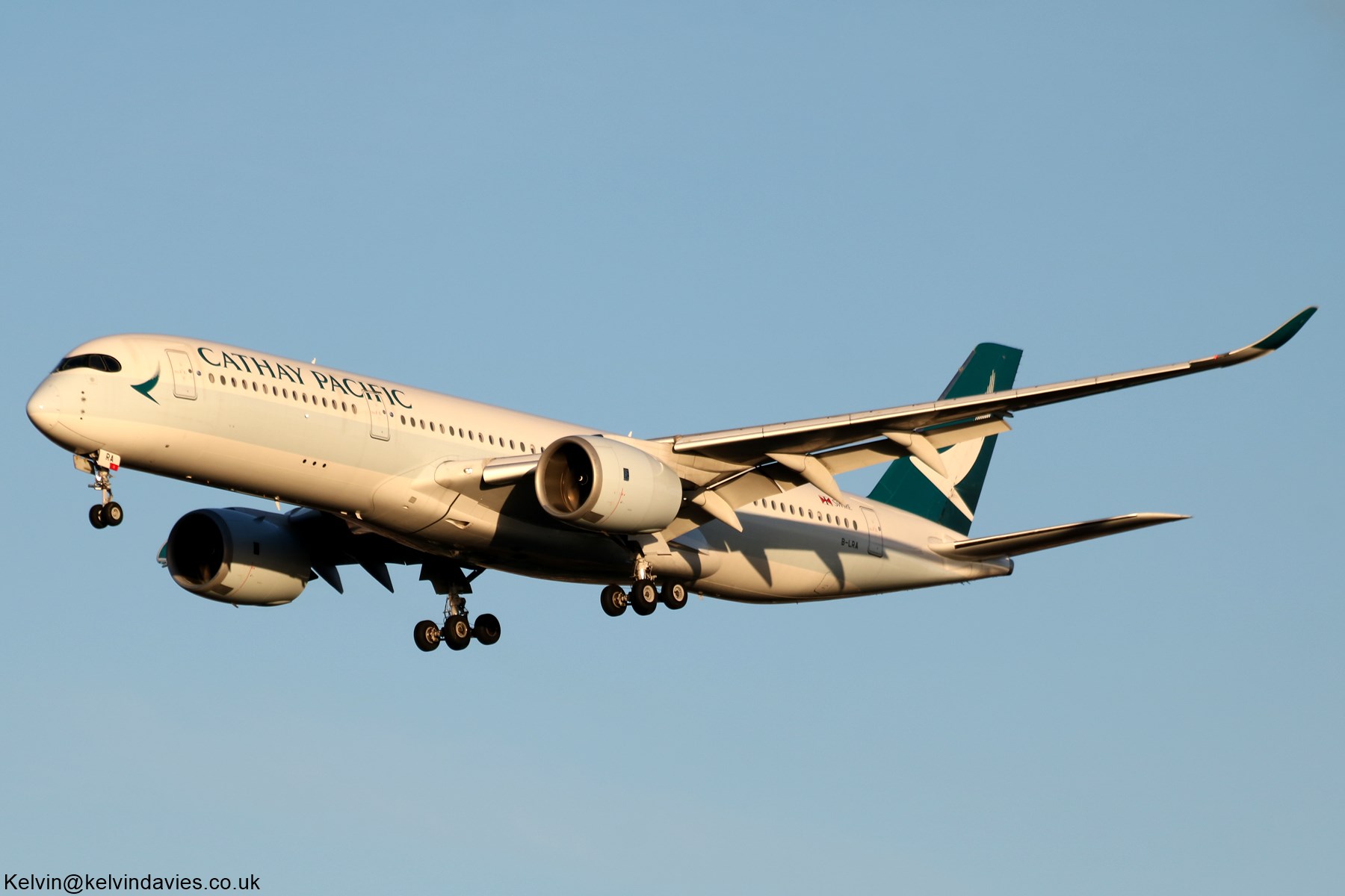 Cathay Pacific Airways A350 B-LRA