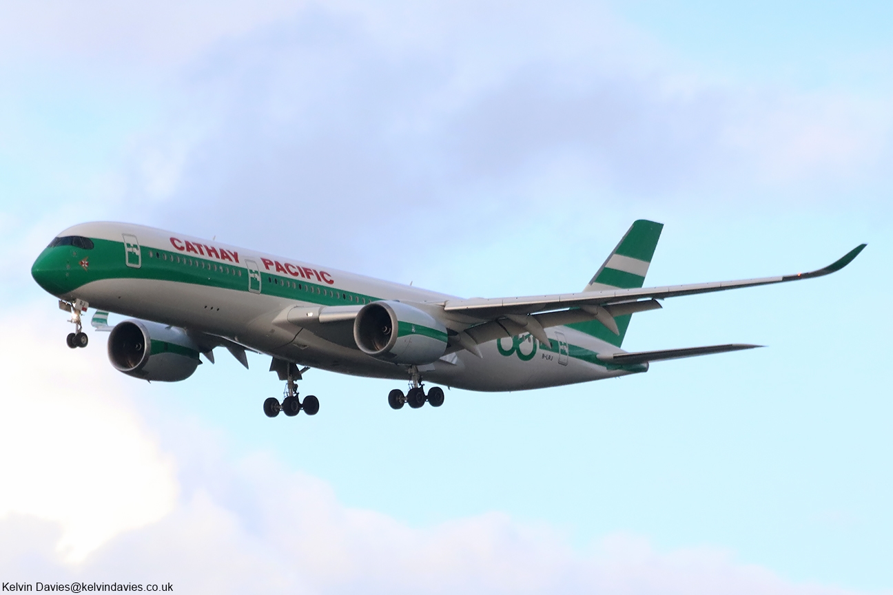 Cathay Pacific Airways A350 B-LRJ