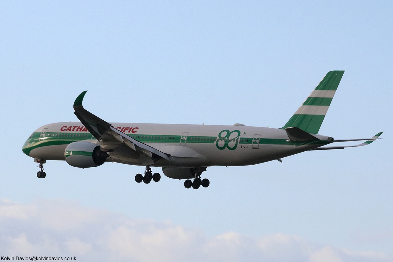 Cathay Pacific Airways A350 B-LRJ