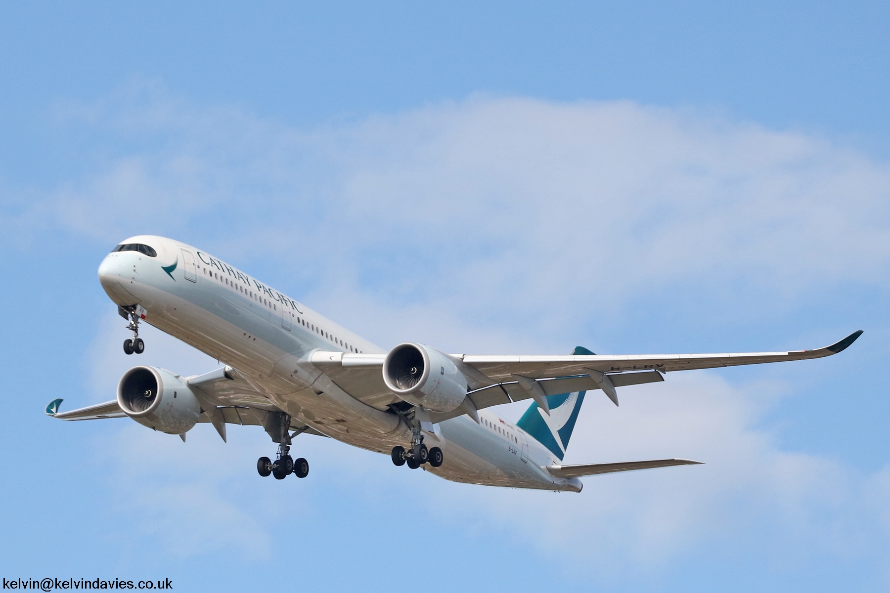 Cathay Pacific Airways A350 B-LRV