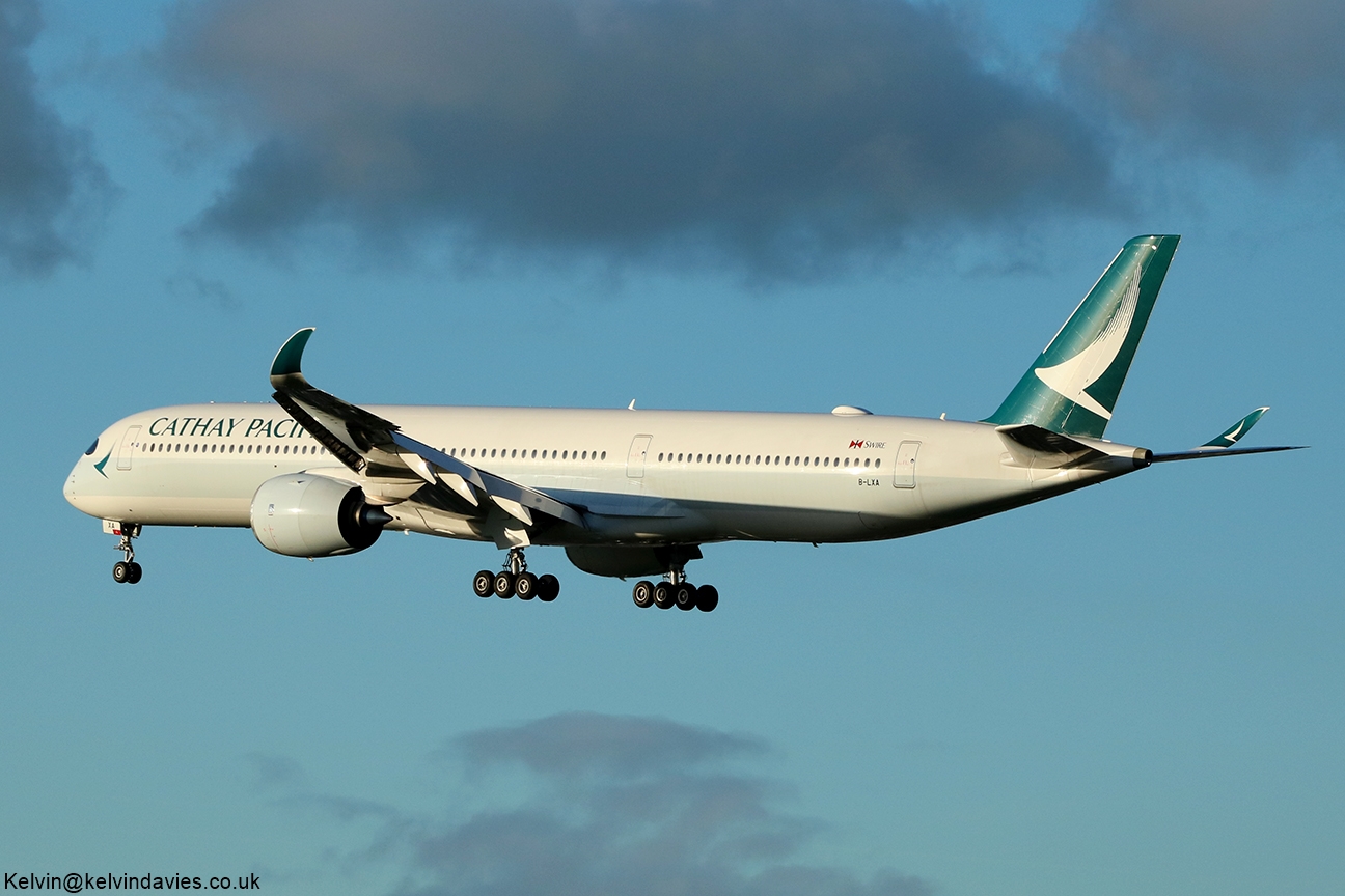Cathay Pacific Airways A350 B-LXA