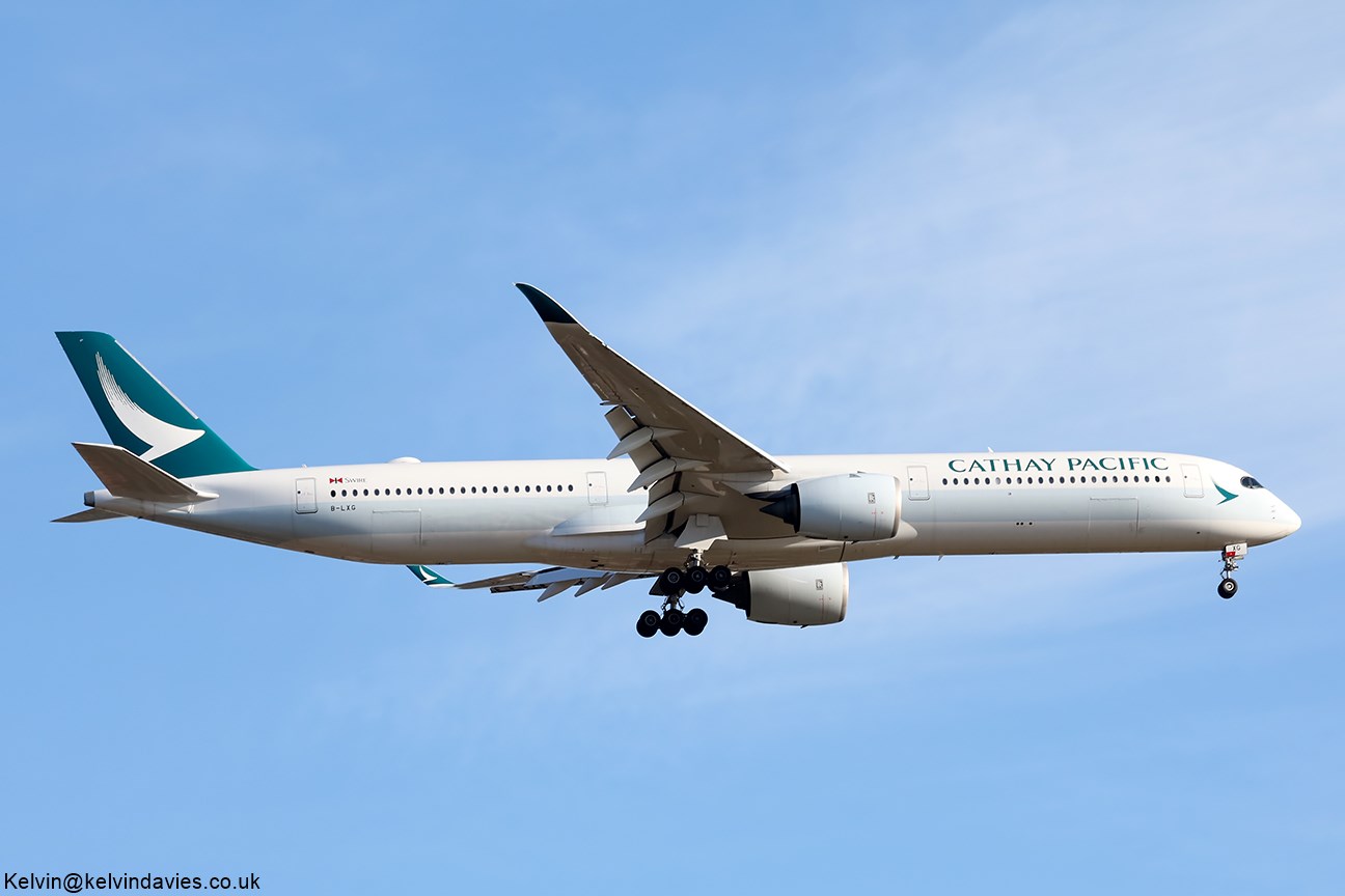 Cathay Pacific Airways A350 B-LXG