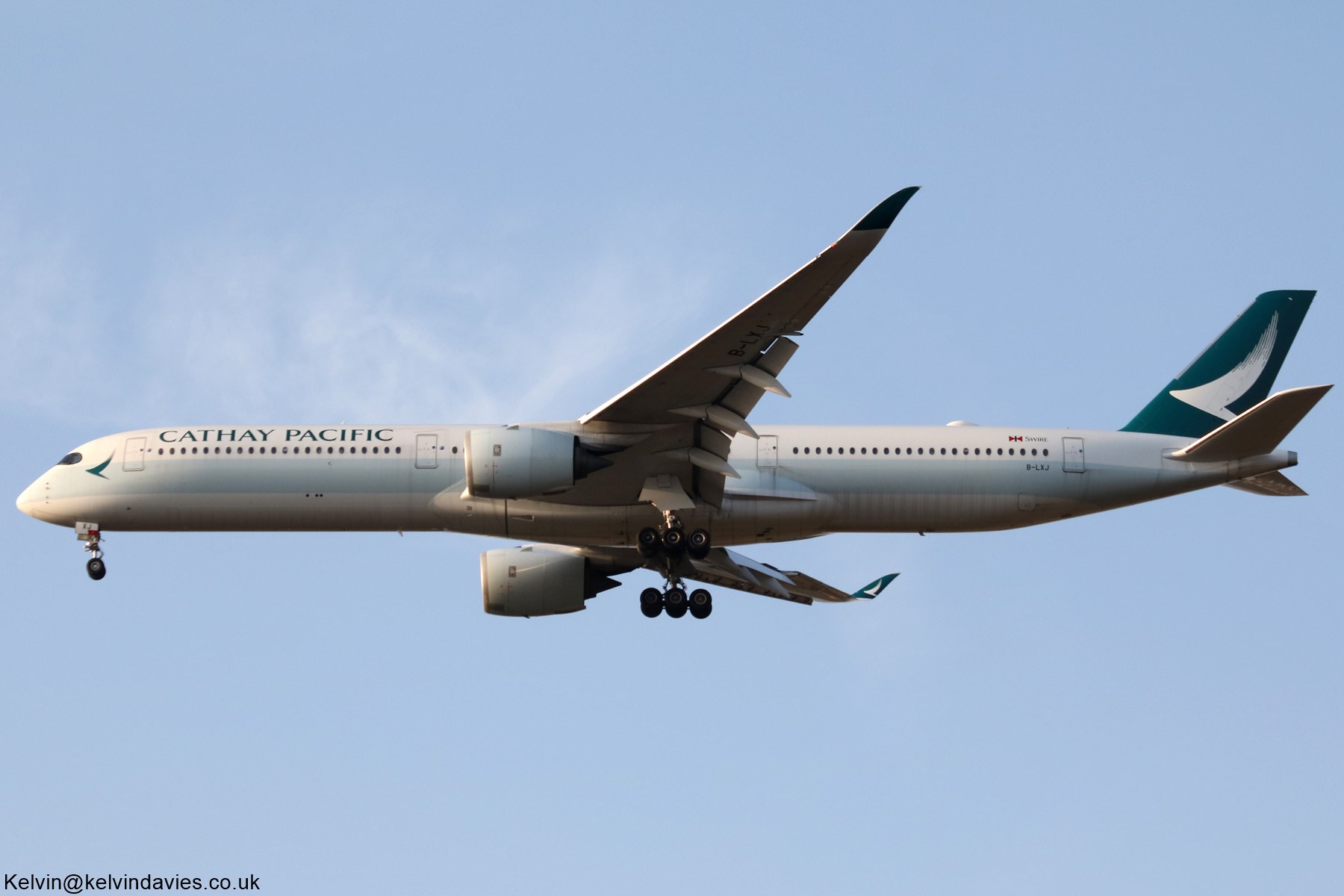 Cathay Pacific Airways A350 B-LXJ