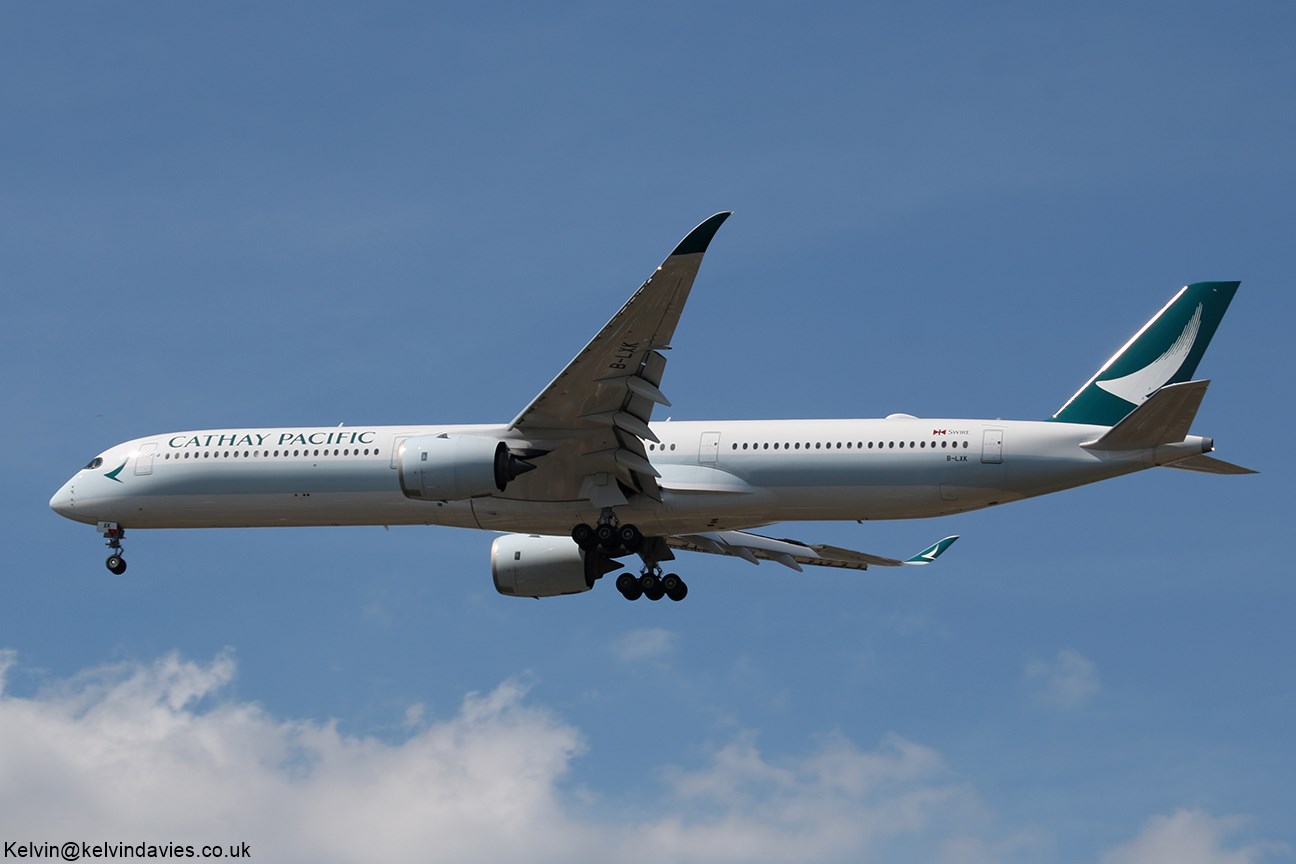 Cathay Pacific Airways A350 B-LXK