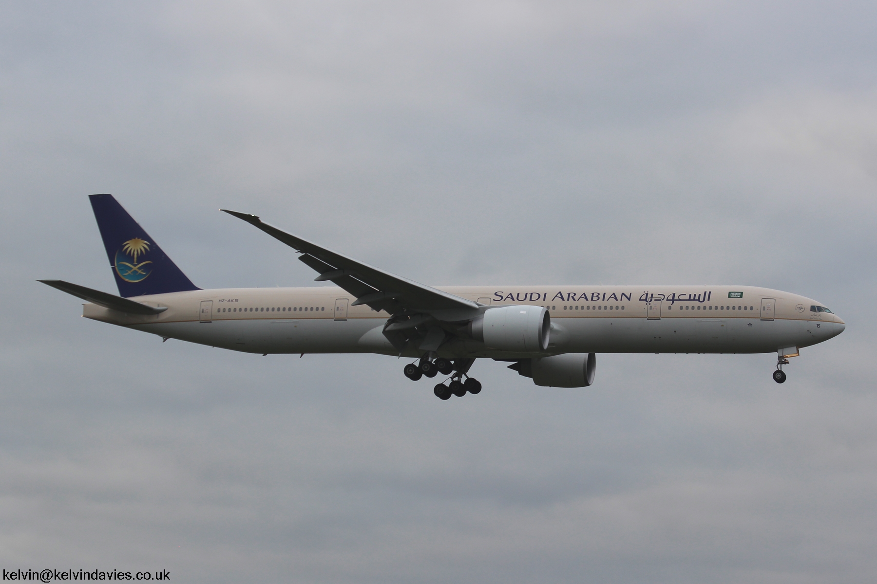 Saudi Arabian 777 HZ-AK15