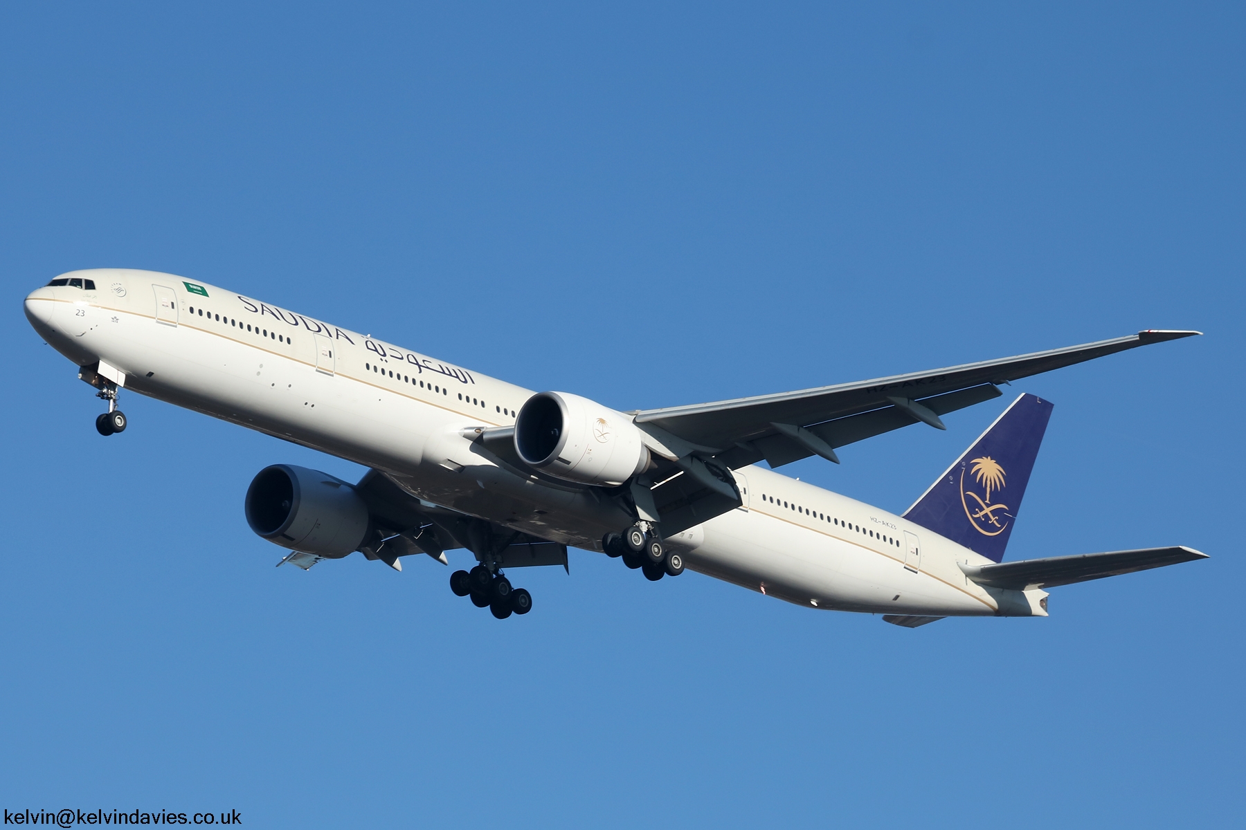 Saudi Arabian 777 HZ-AK23