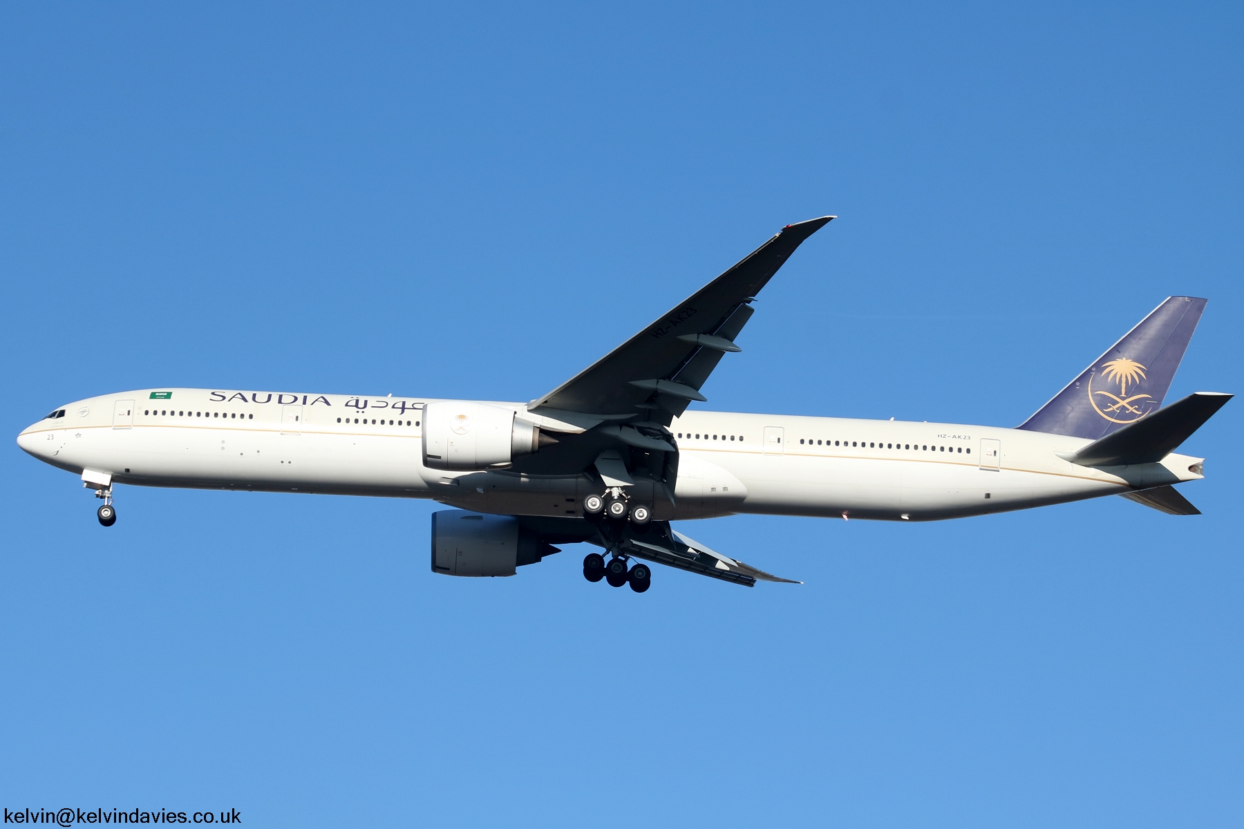 Saudi Arabian 777 HZ-AK23