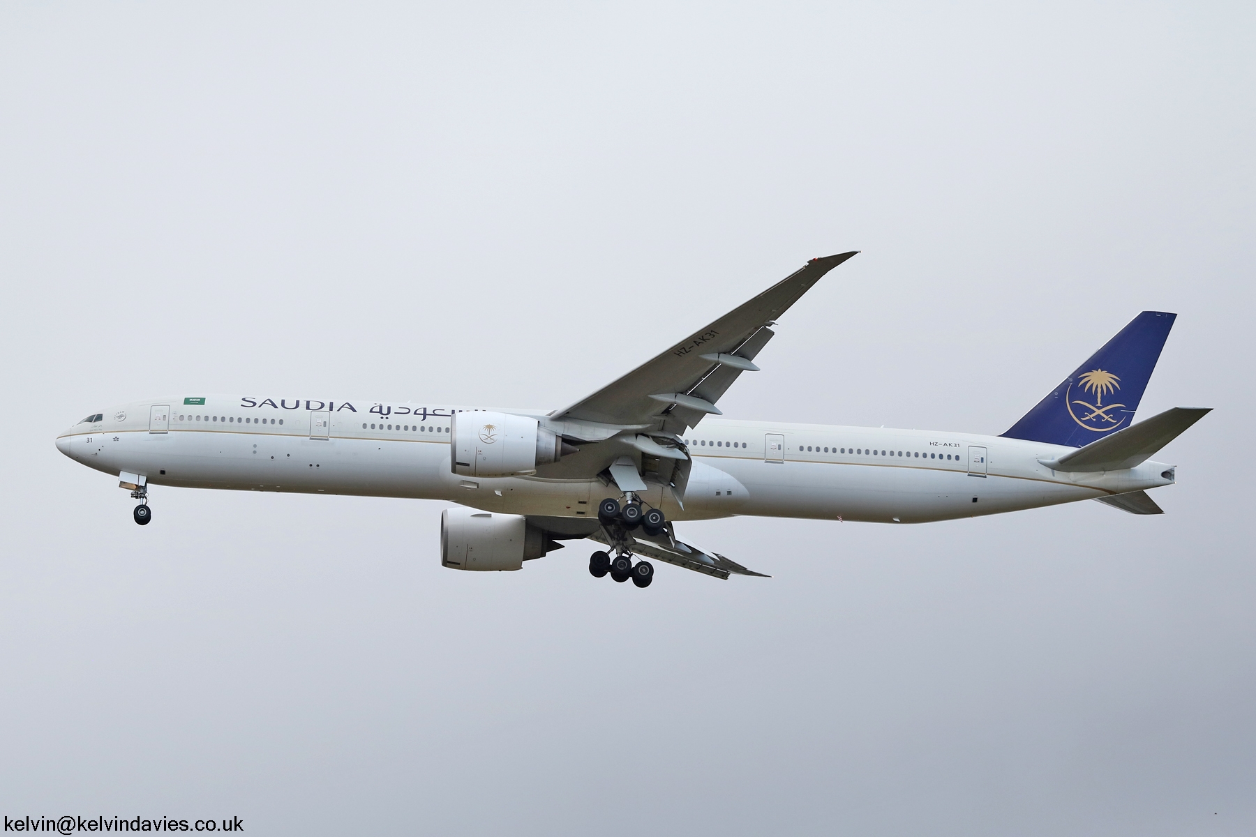 Saudi Arabian 777 HZ-AK31