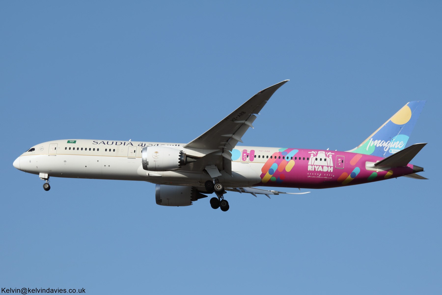 Saudi Arabian 787 HZ-ARB