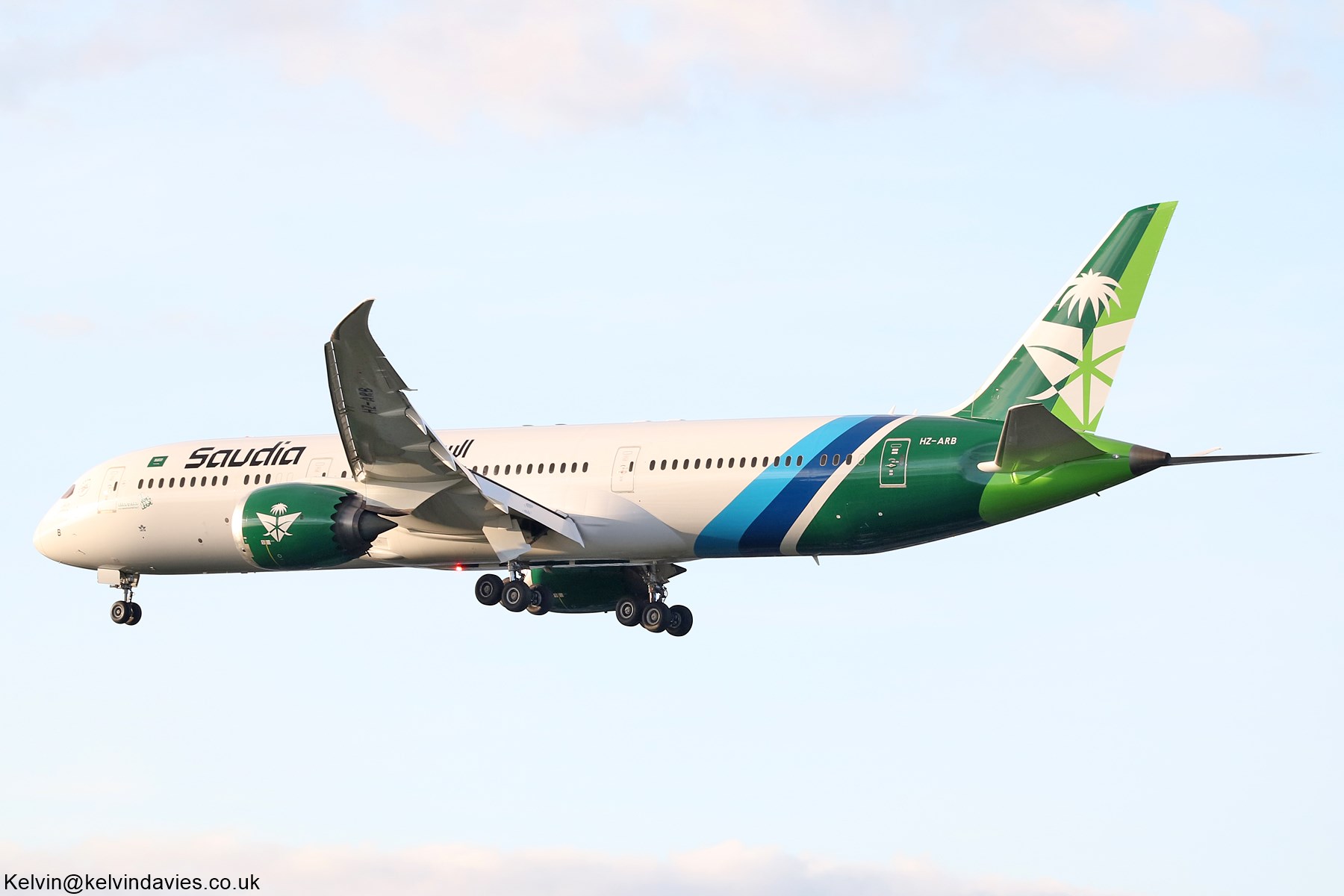 Saudi Arabian Airlines 787 HZ-ARB