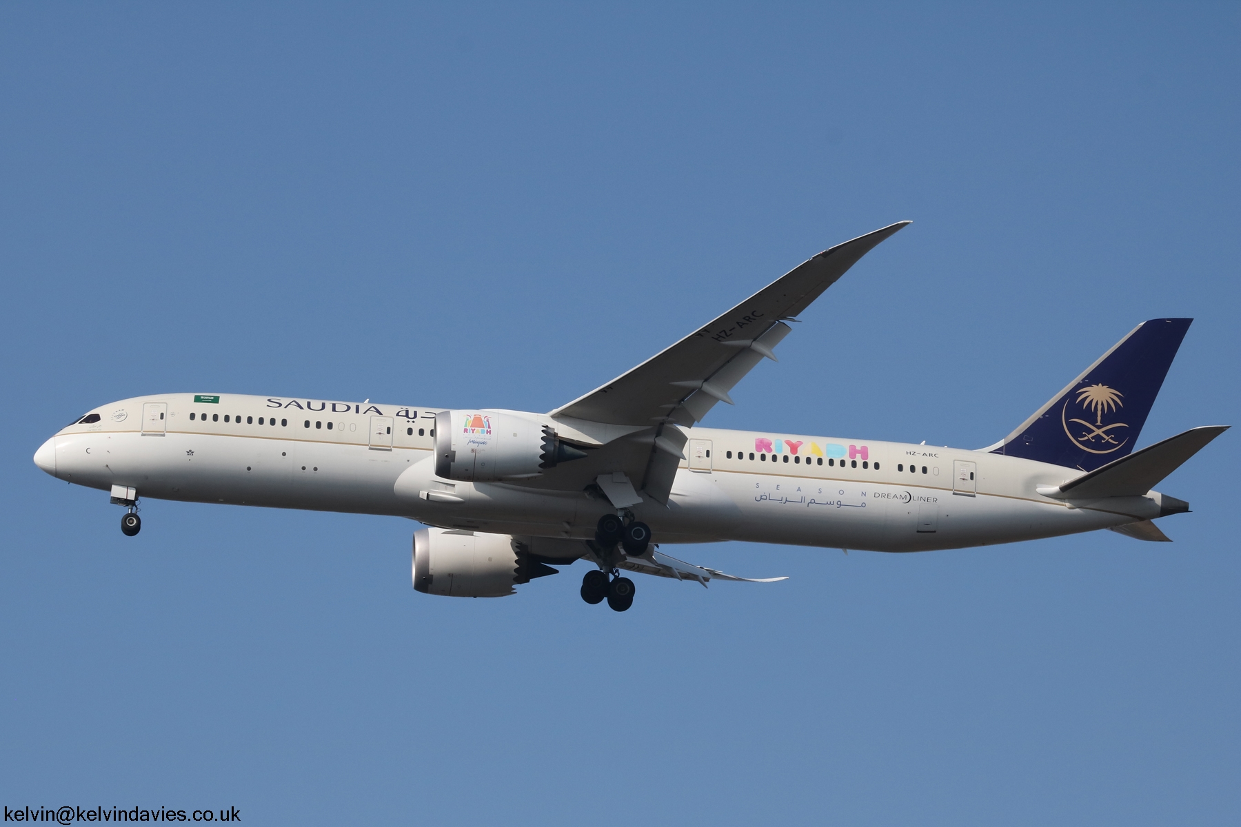 Saudi Arabian 787 HZ-ARC