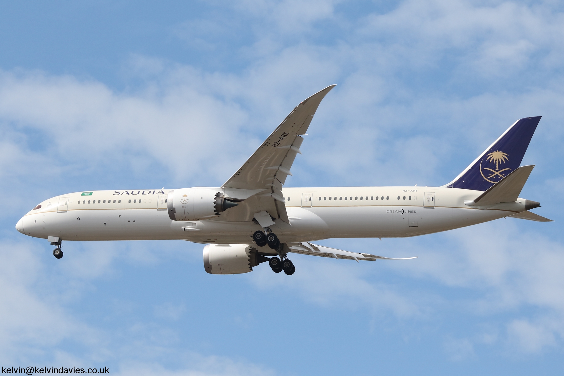 Saudia 787 HZ-ARE