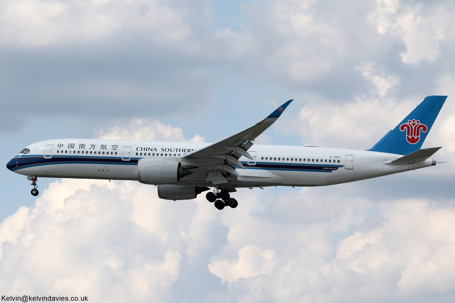 China Southern A350 B-30F9