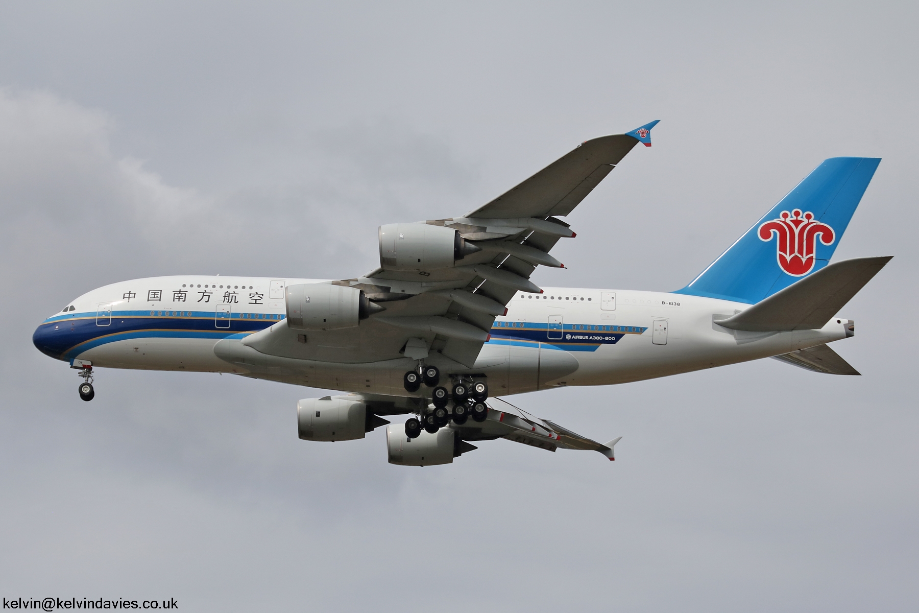 China Southern A380 B-6138
