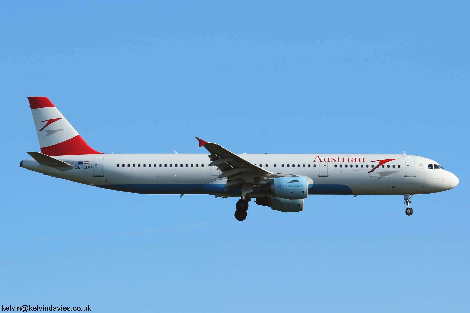 Austrian Airlines A321 OE-LBD