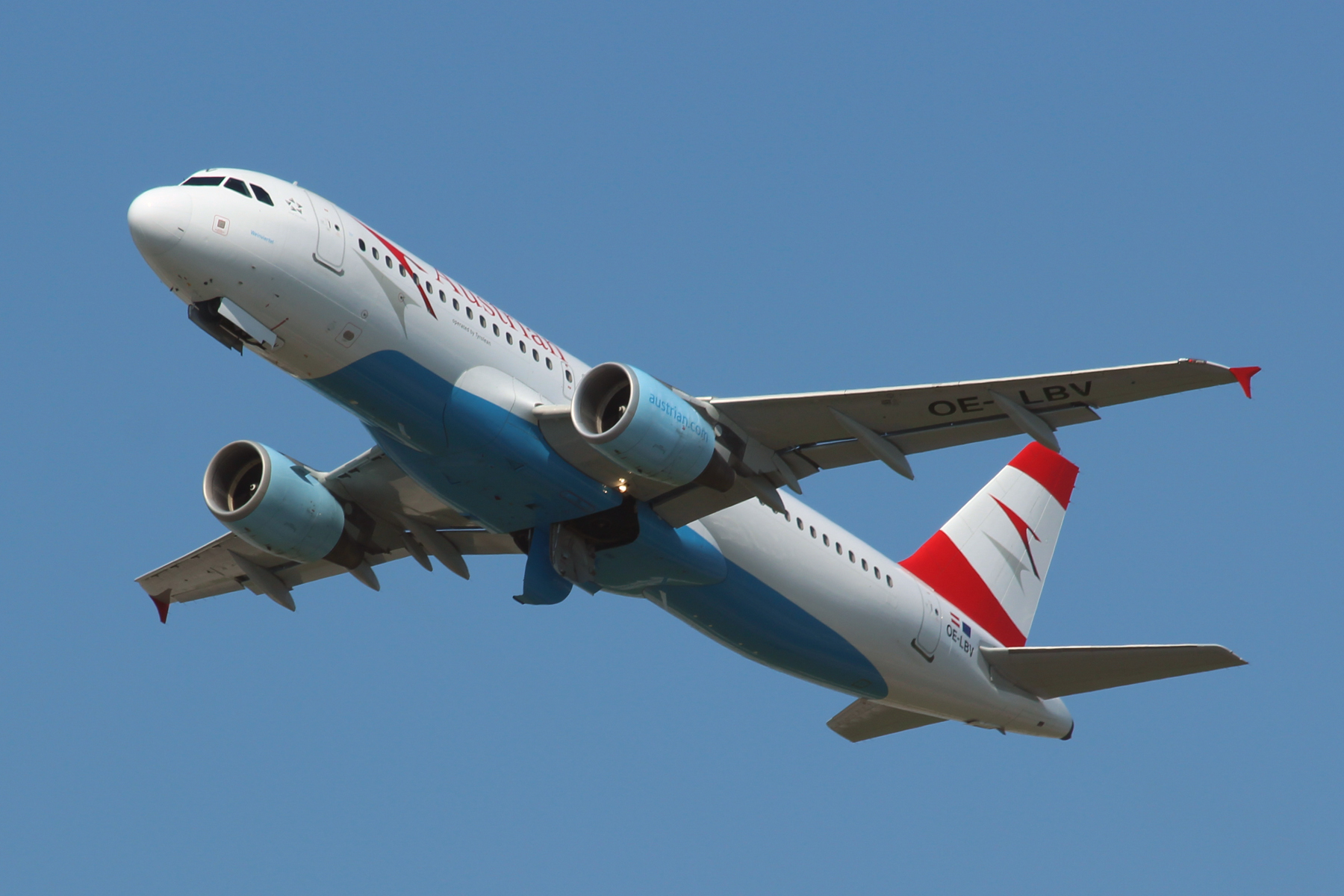 Austrian Airlines A320 OE-LBV