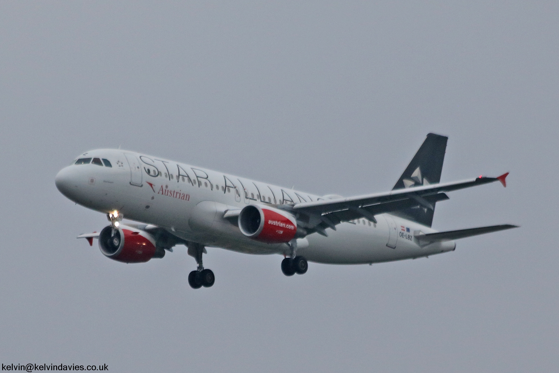 Austrian Airlines A320 OE-LBZ