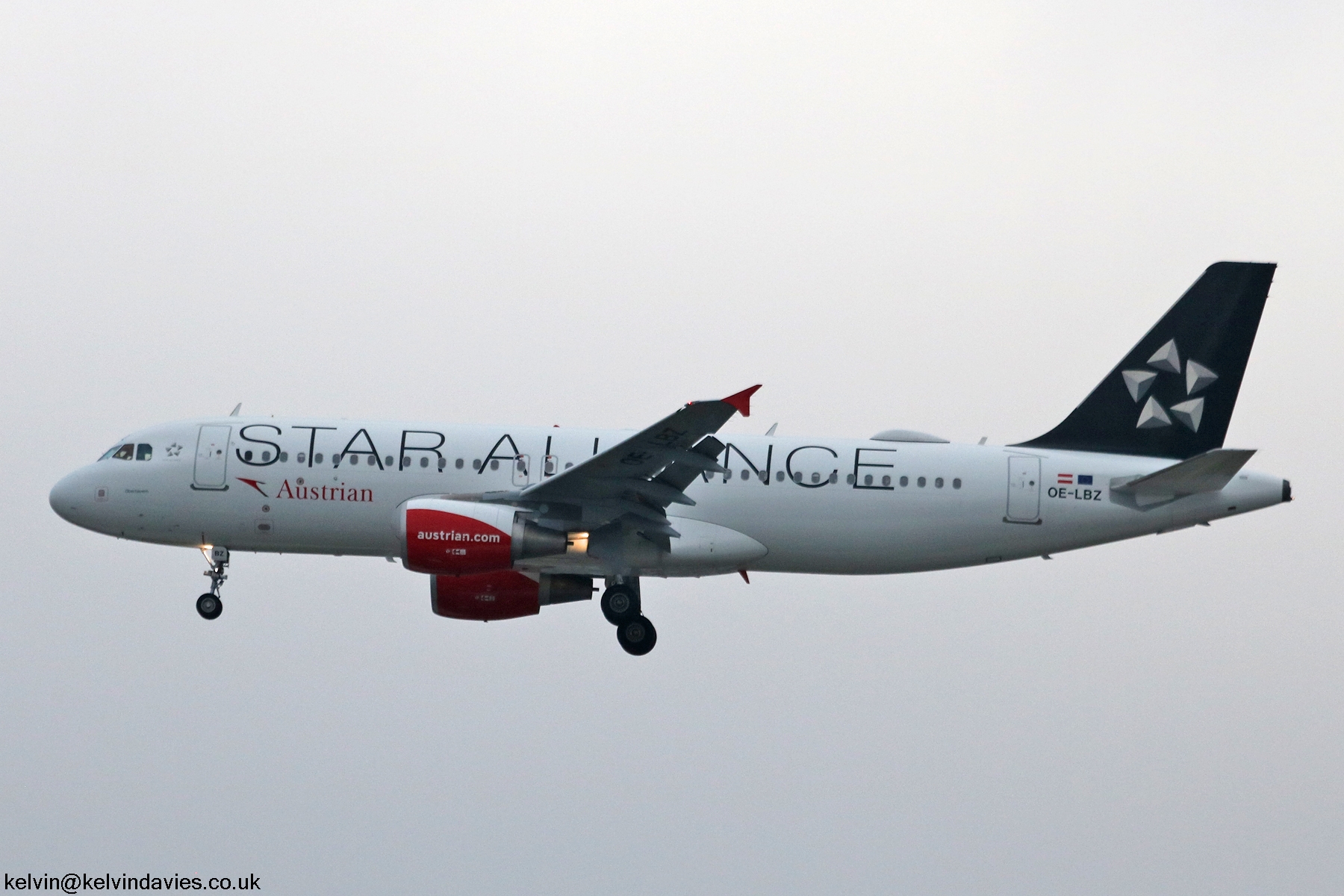 Austrian Airlines A320 OE-LBZ