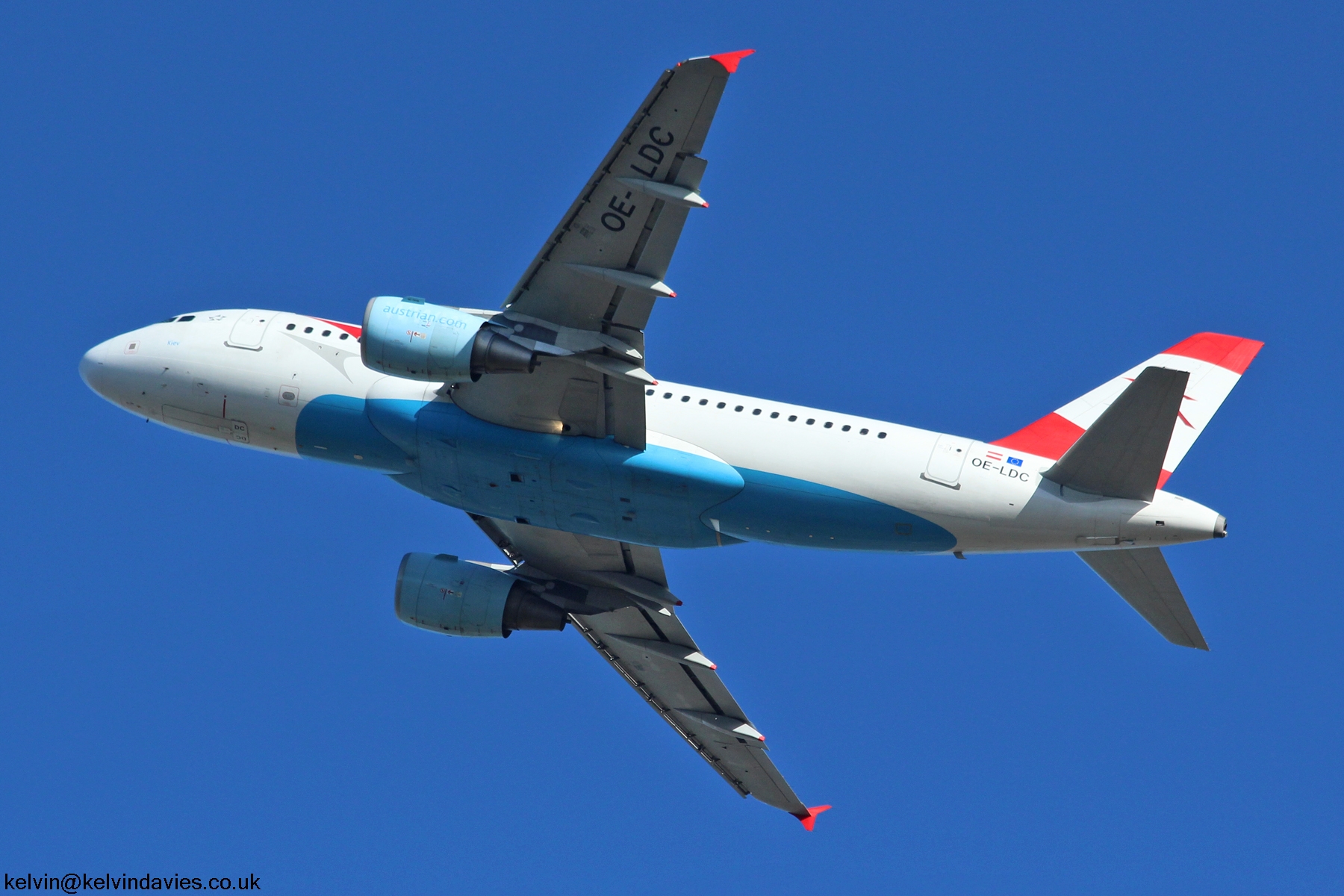 Austrian Airlines A319 OE-LDC