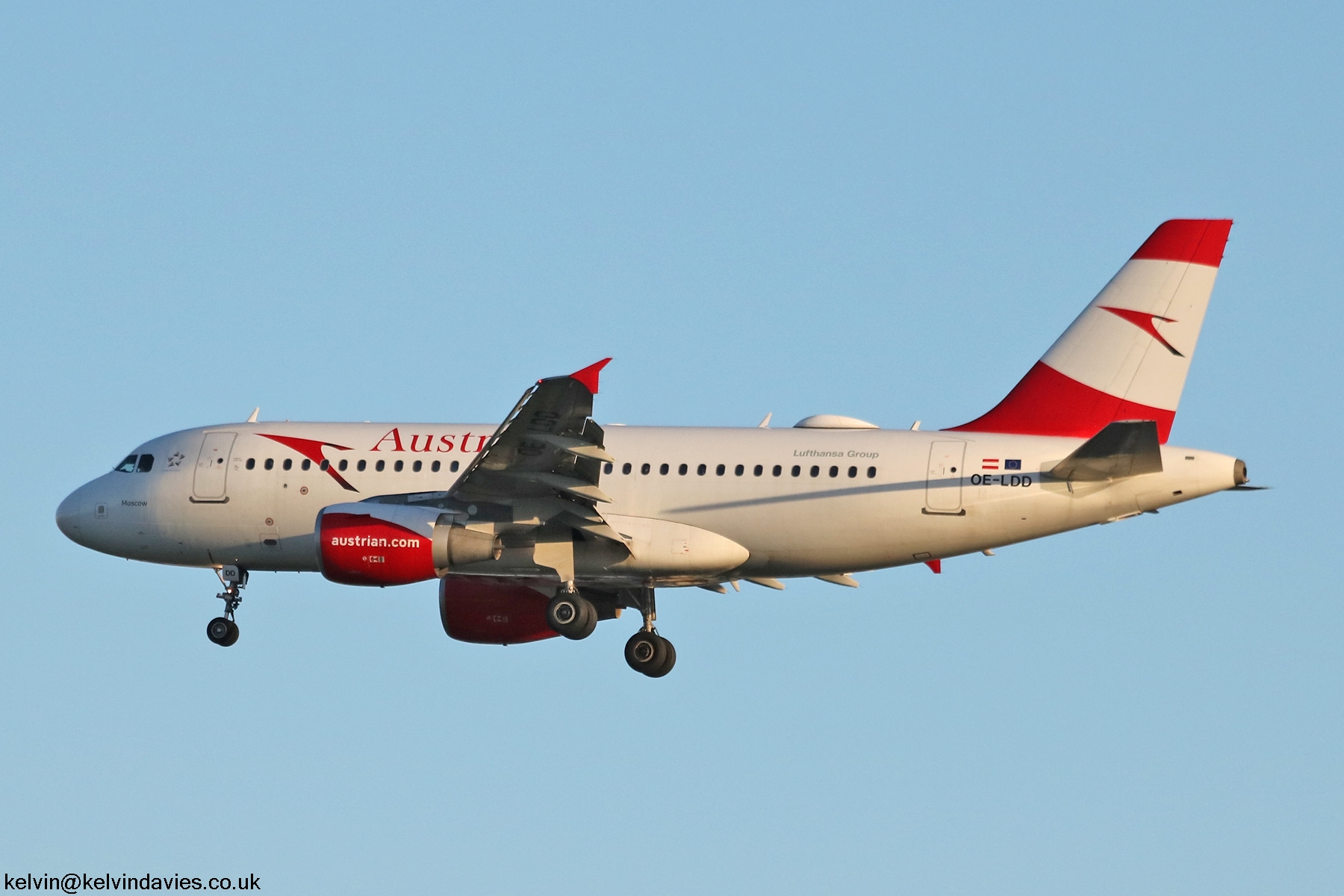 Austrian Airlines A319 OE-LDD