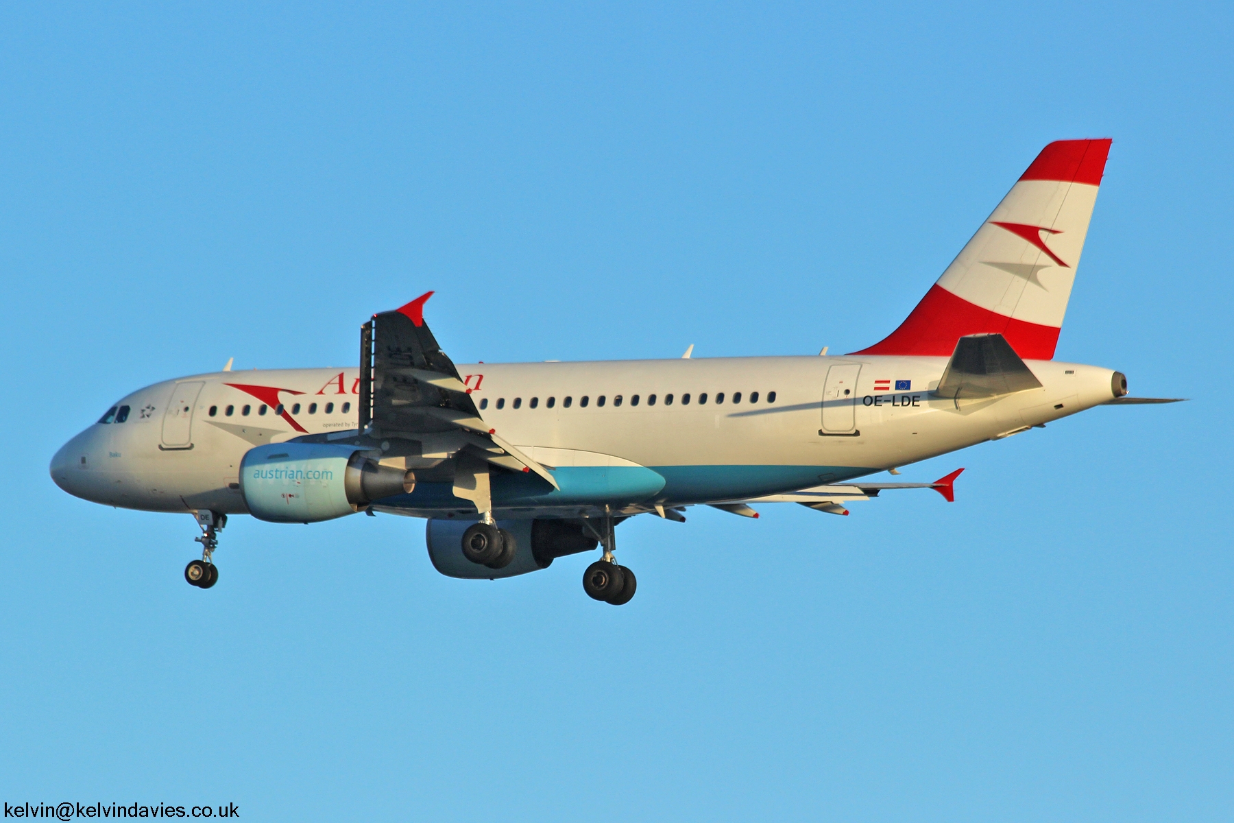 Austrian Airlines A319 OE-LDE