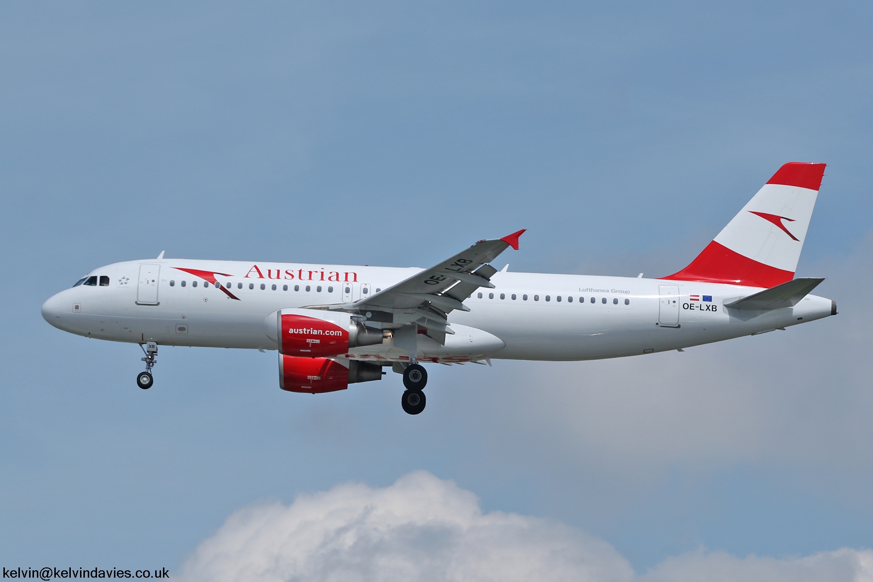 Austrian Airlines A320 OE-LXB
