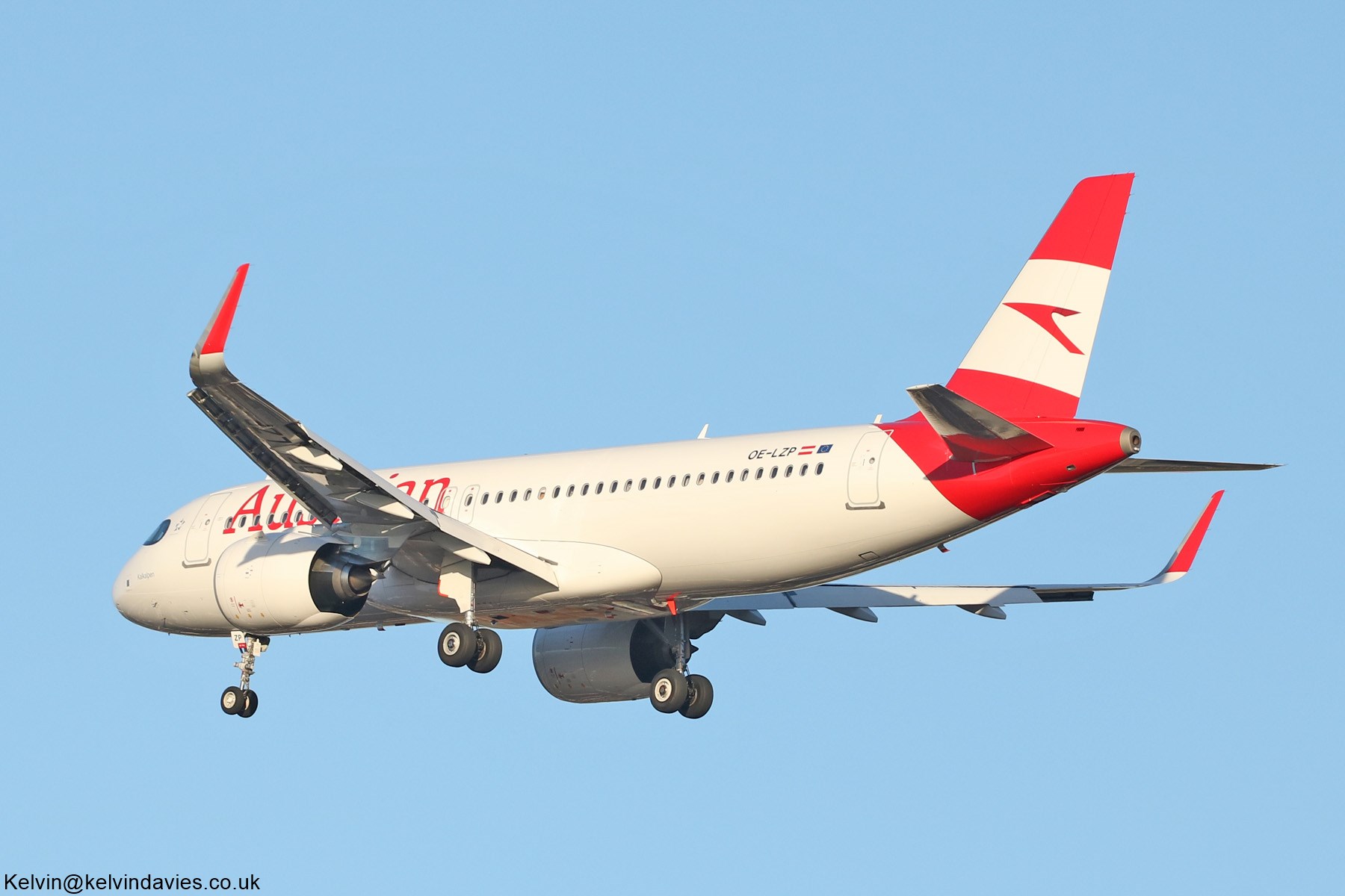 Austrian Airlines A320 OE-LZP